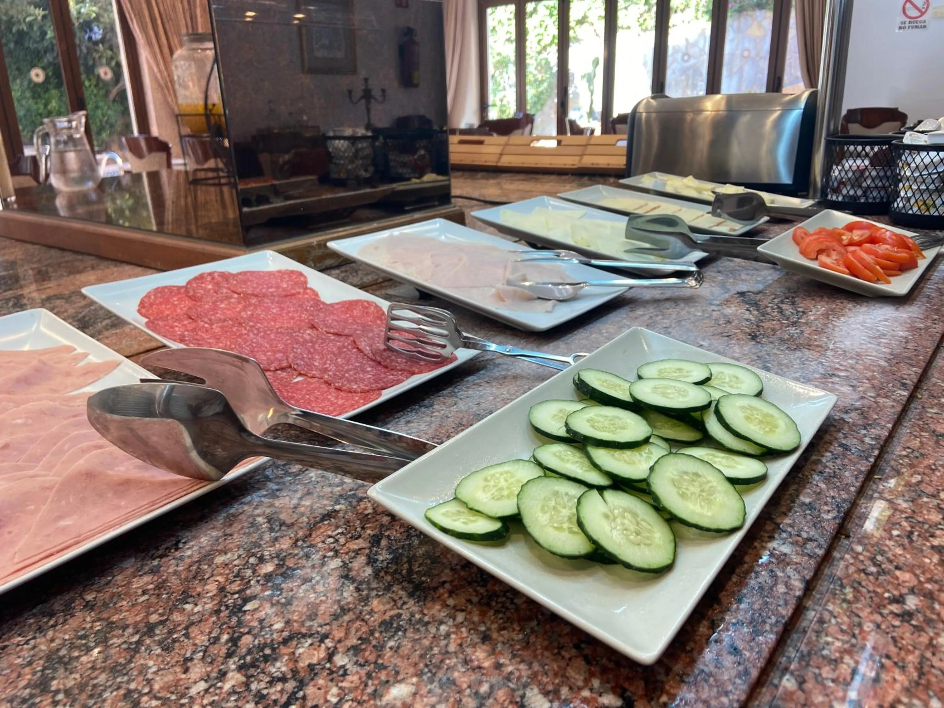 Buffet breakfast in Hs Villa Rosa Paguera