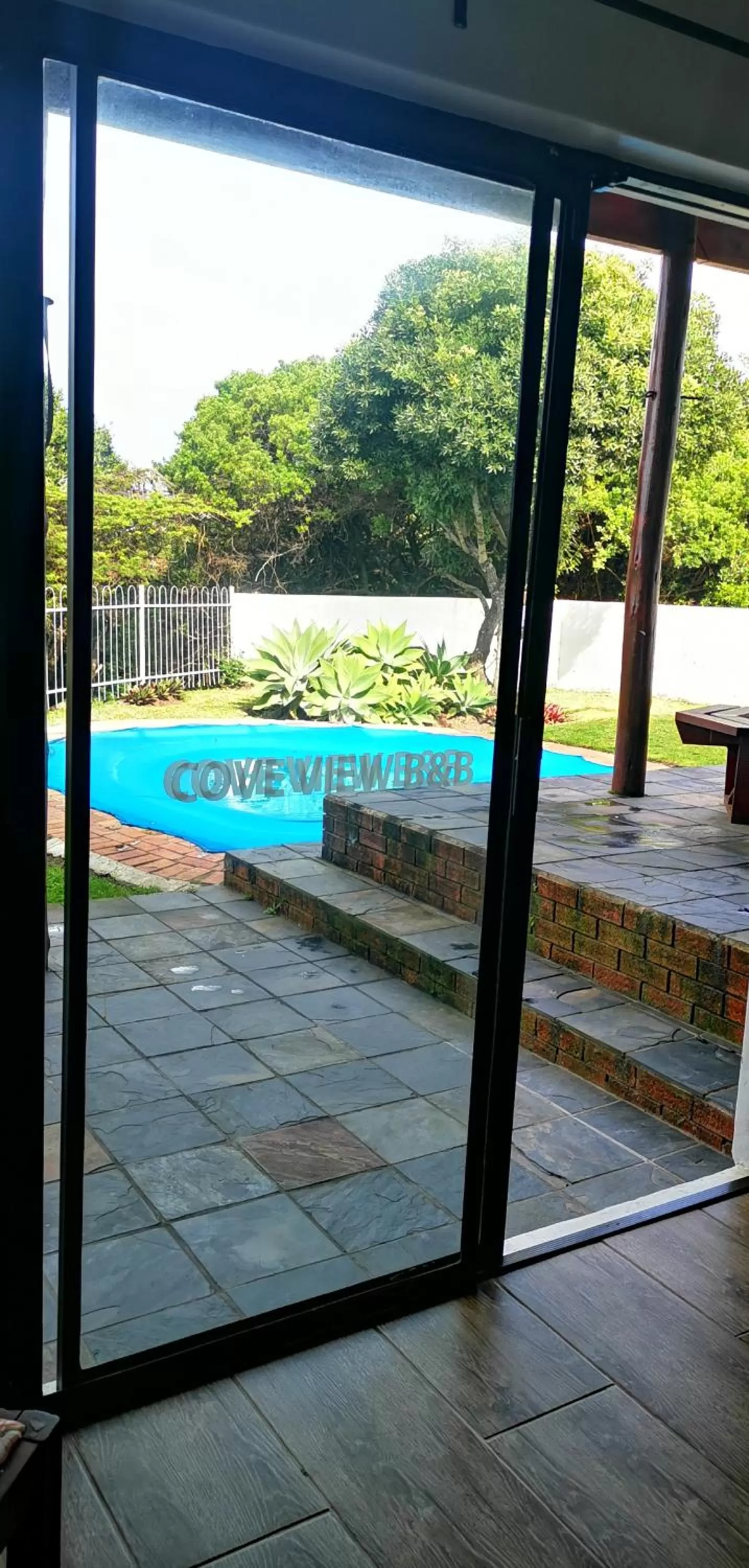 Garden in Cove View B&B