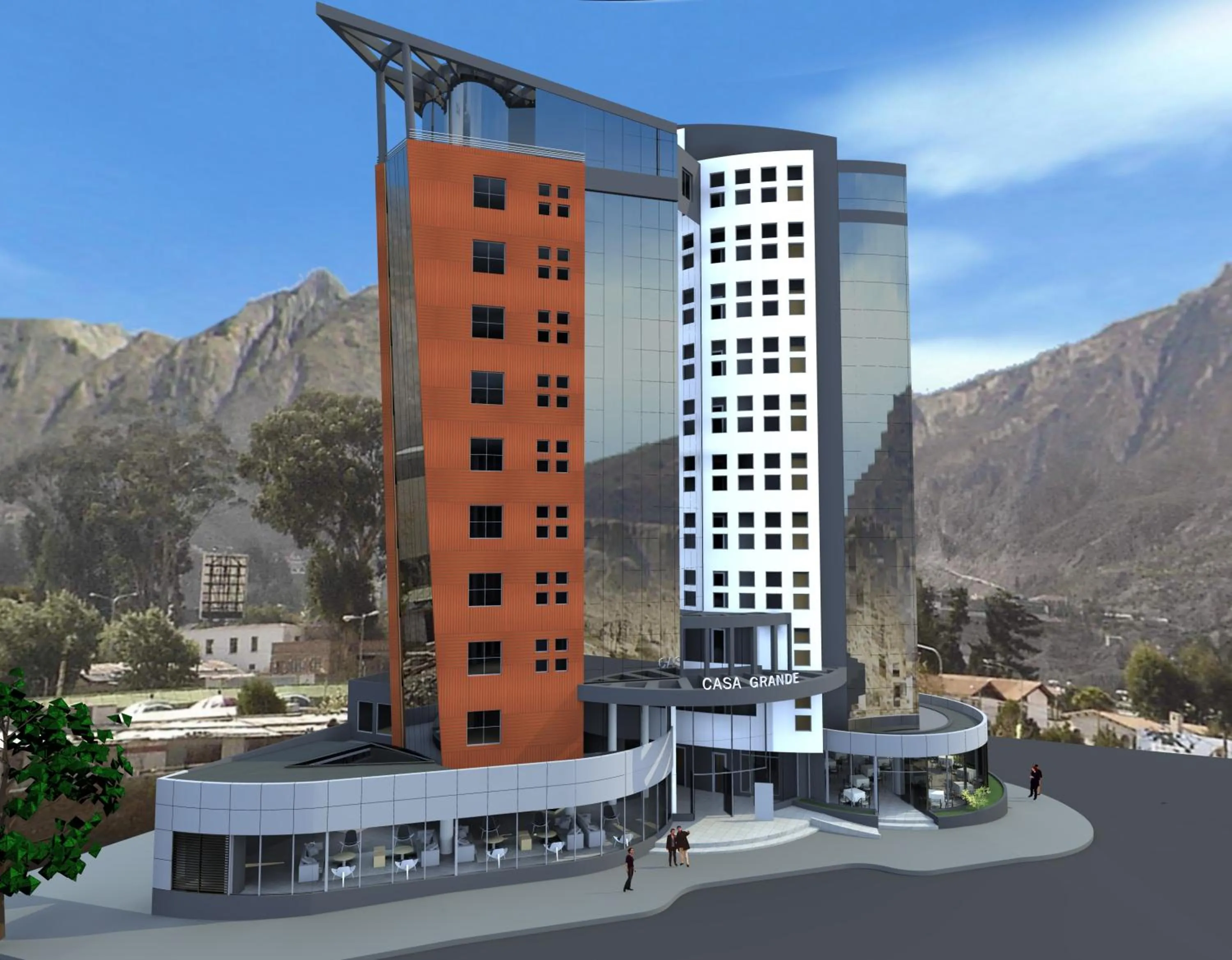 Facade/entrance in Casa Grande Suites