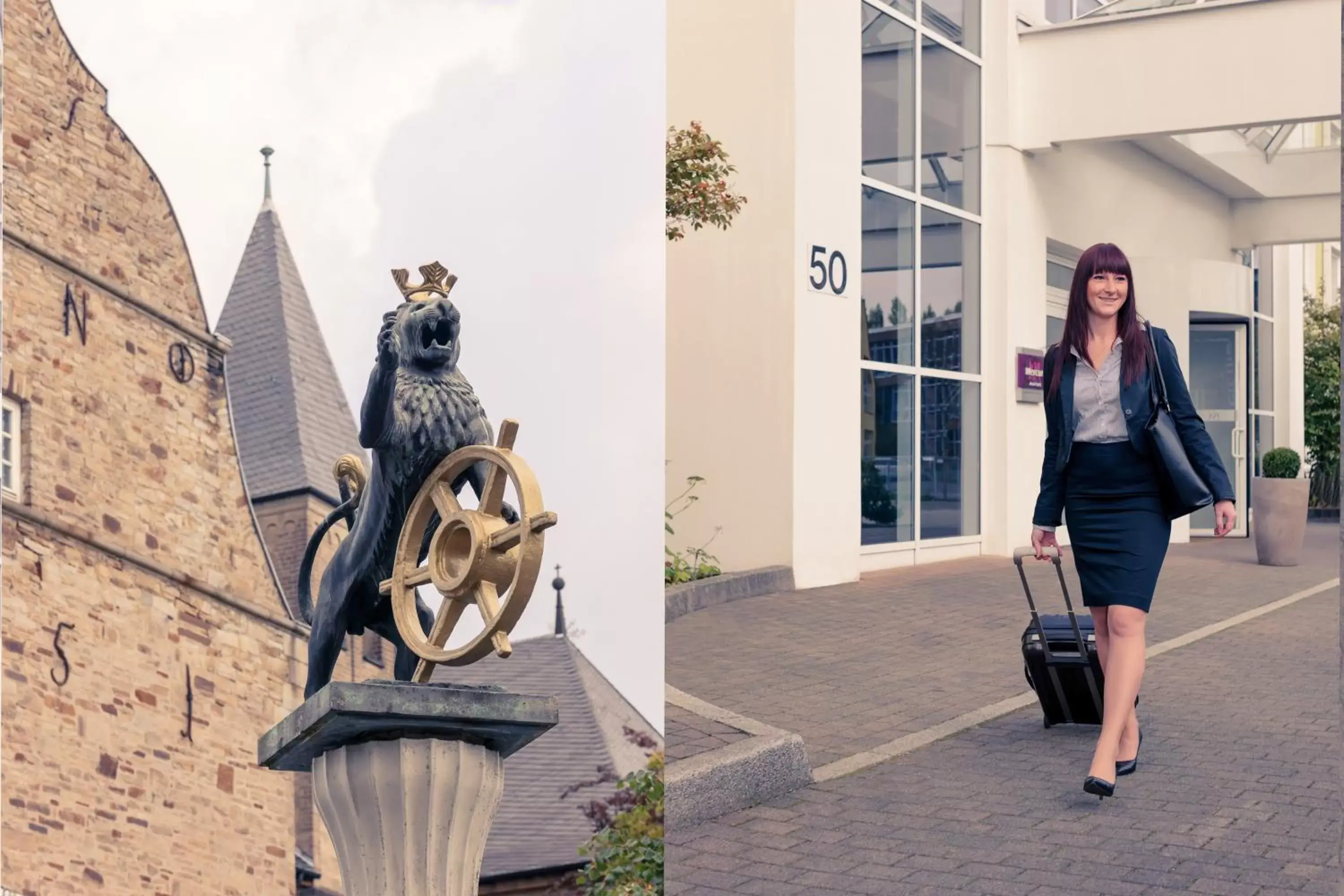 Facade/entrance in Mercure Hotel Düsseldorf Ratingen