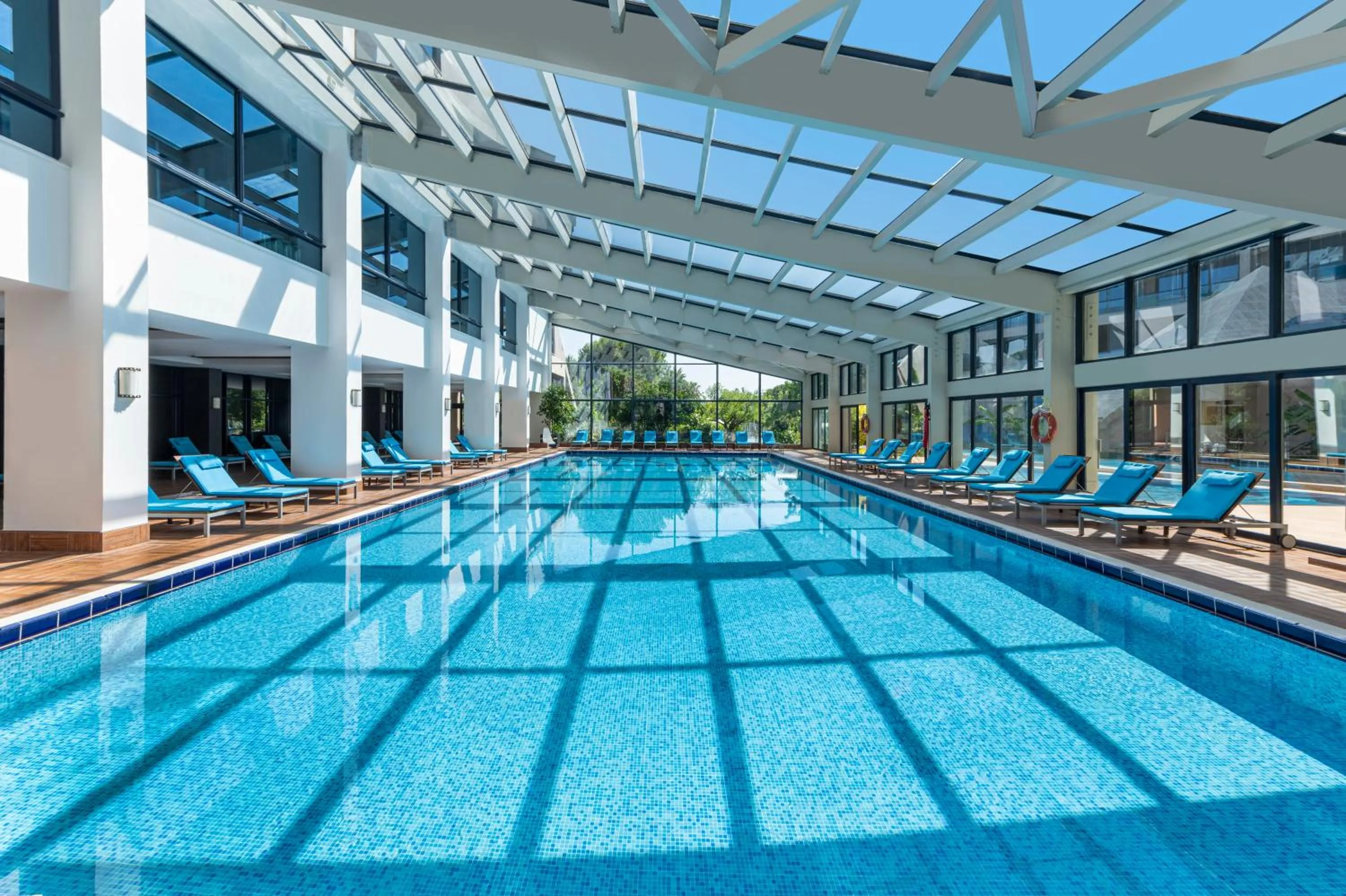 Pool view in Susesi Luxury Resort