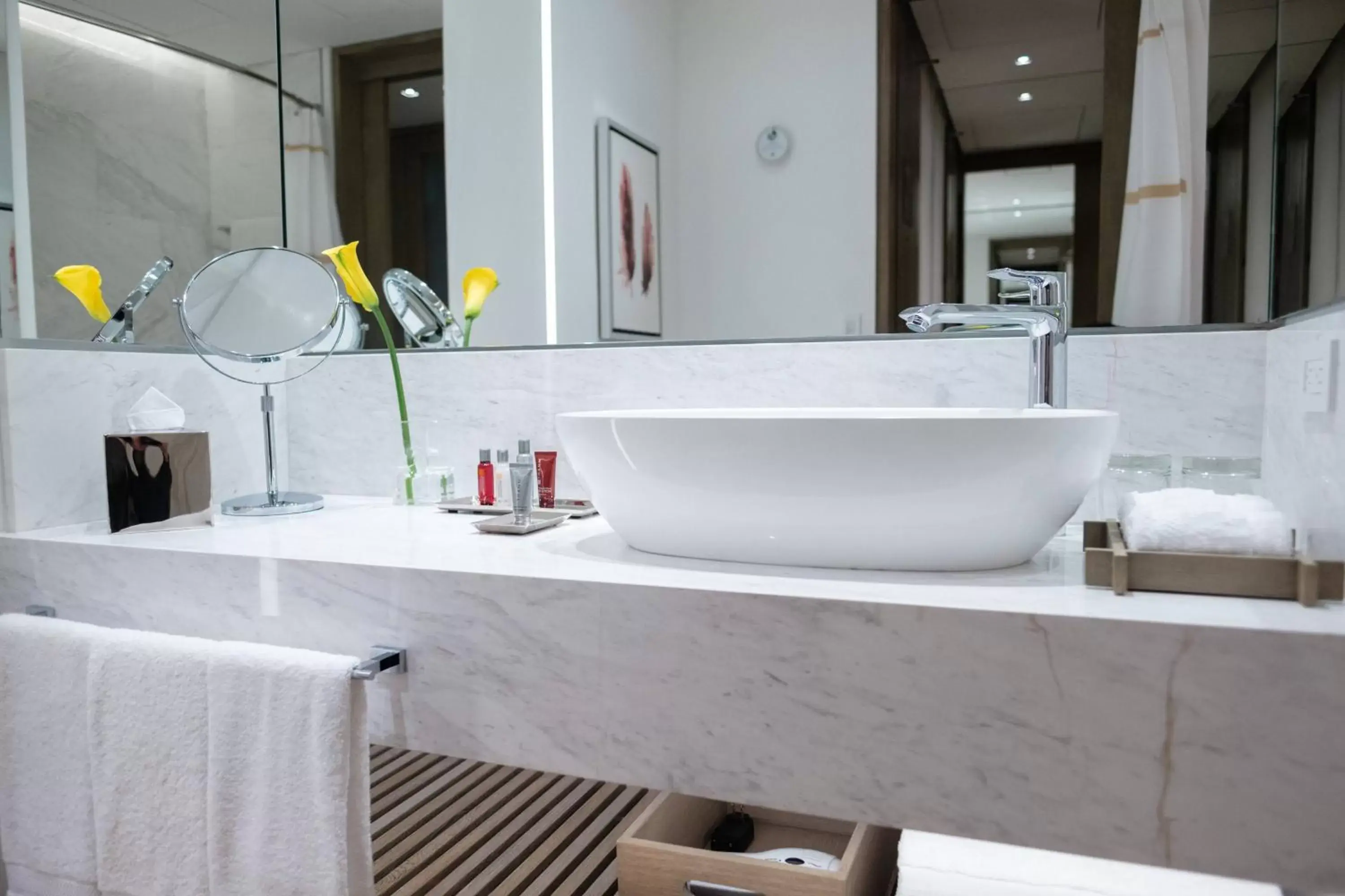 Bathroom in Medellin Marriott Hotel