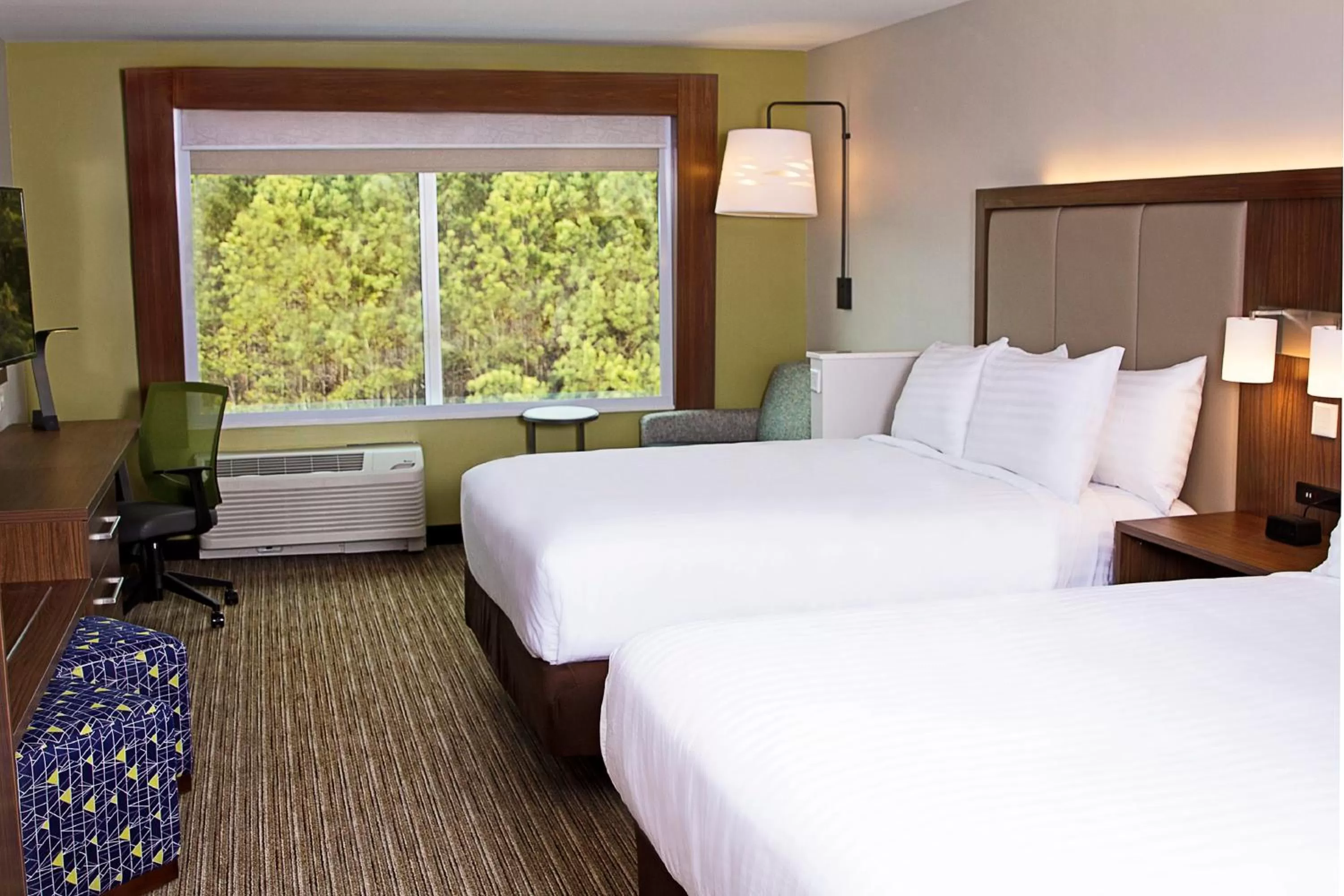 Queen Room with Two Queen Beds - Hearing Accessible in Holiday Inn Express & Suites Greenwood Mall, an IHG Hotel