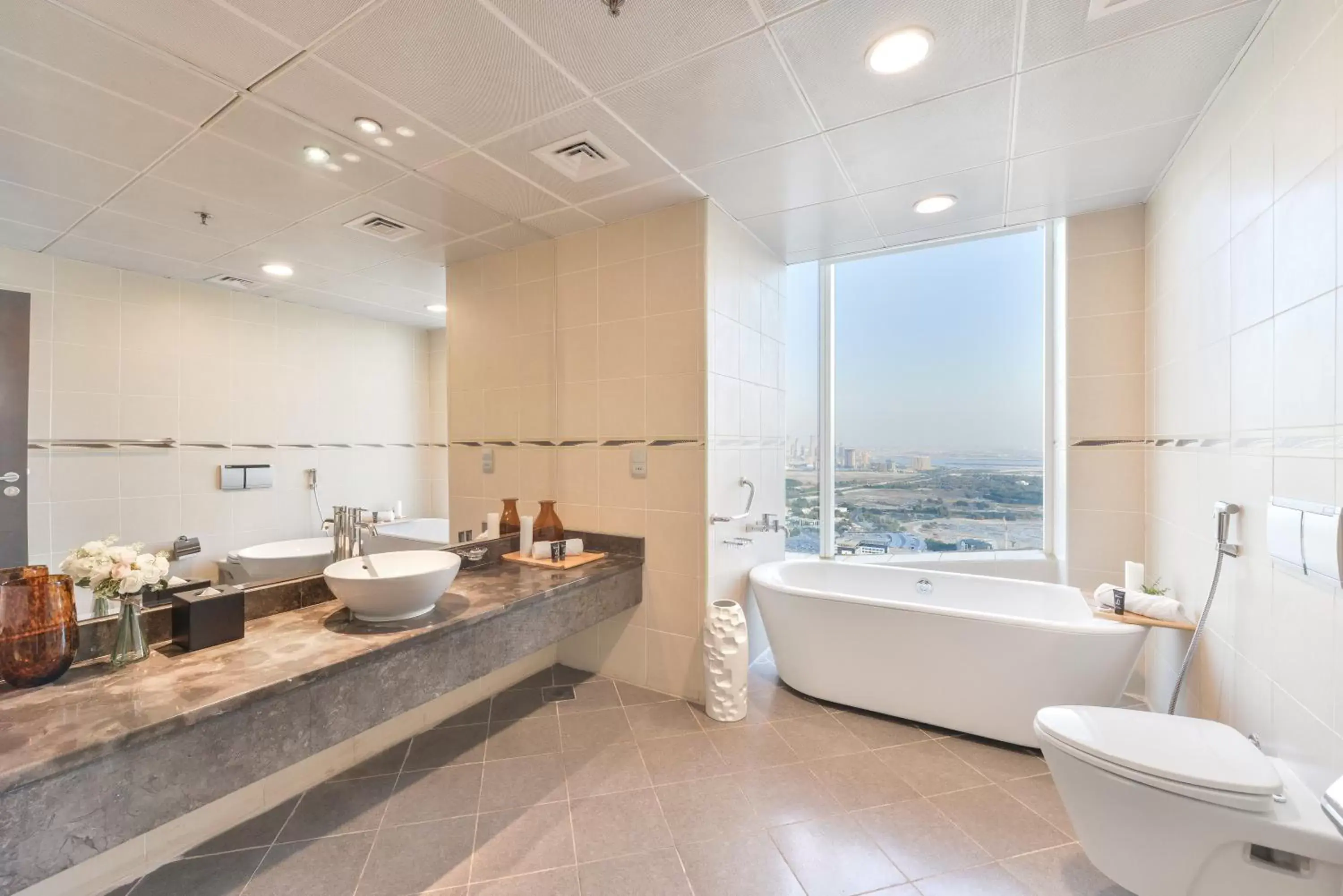 Bathroom in Nassima Tower Hotel Apartments