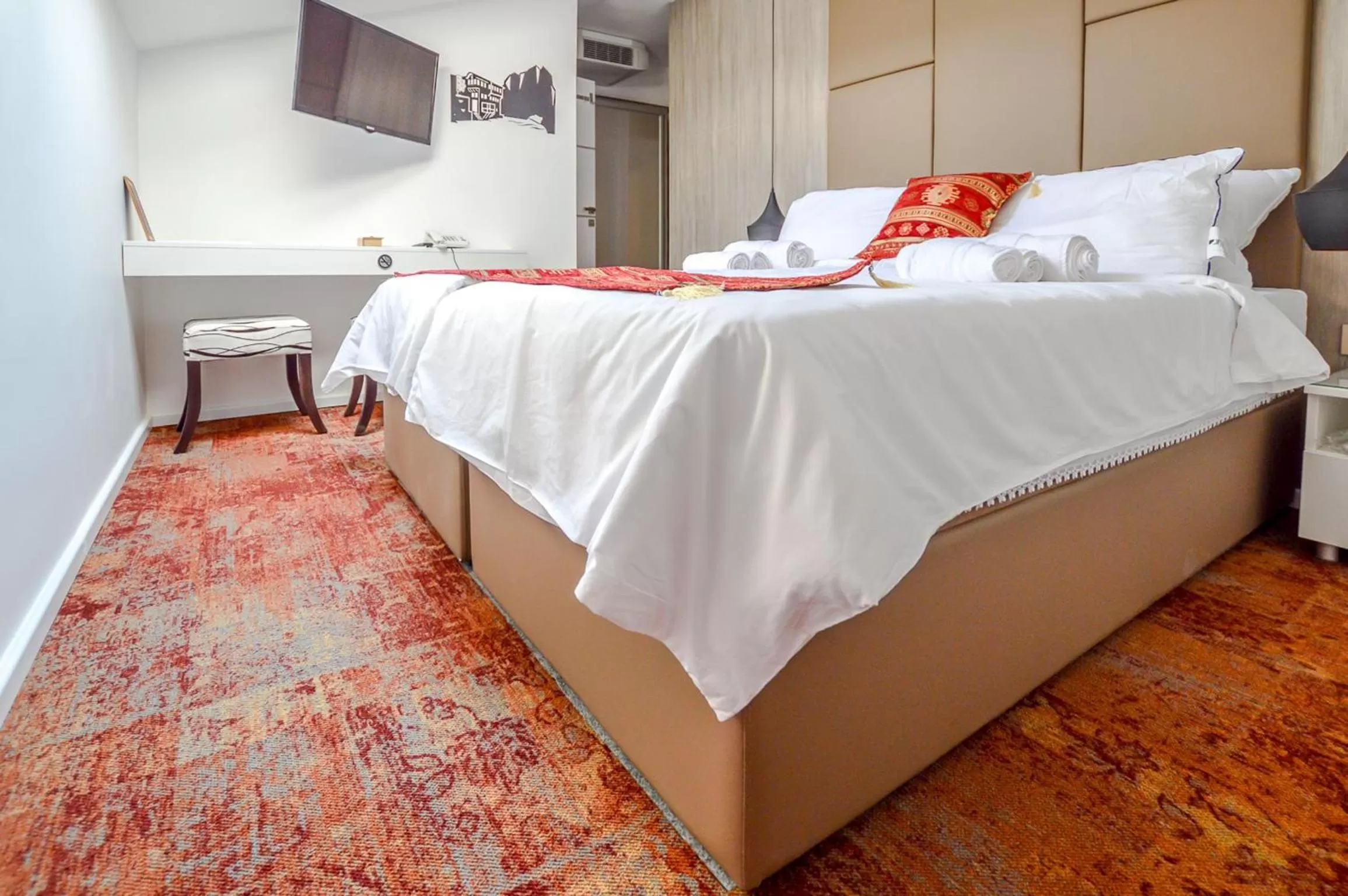 Decorative detail, Bed in Heritage Hotel Gate of Sarajevo