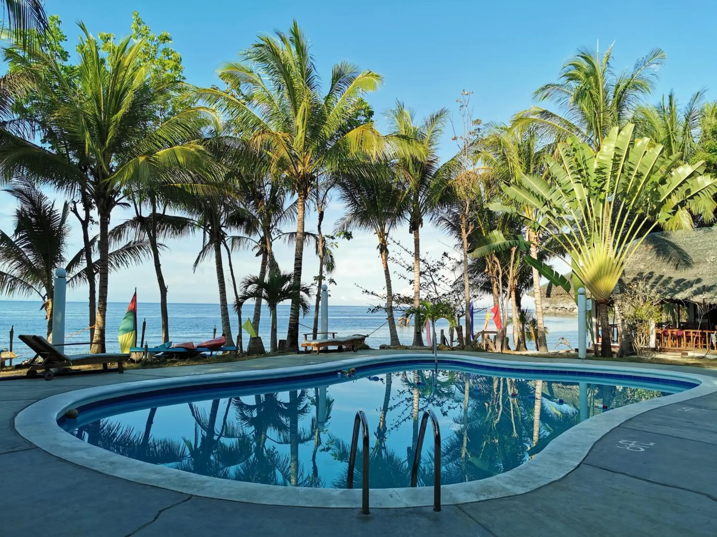 Natural landscape, Swimming Pool in Lazi Beach Club