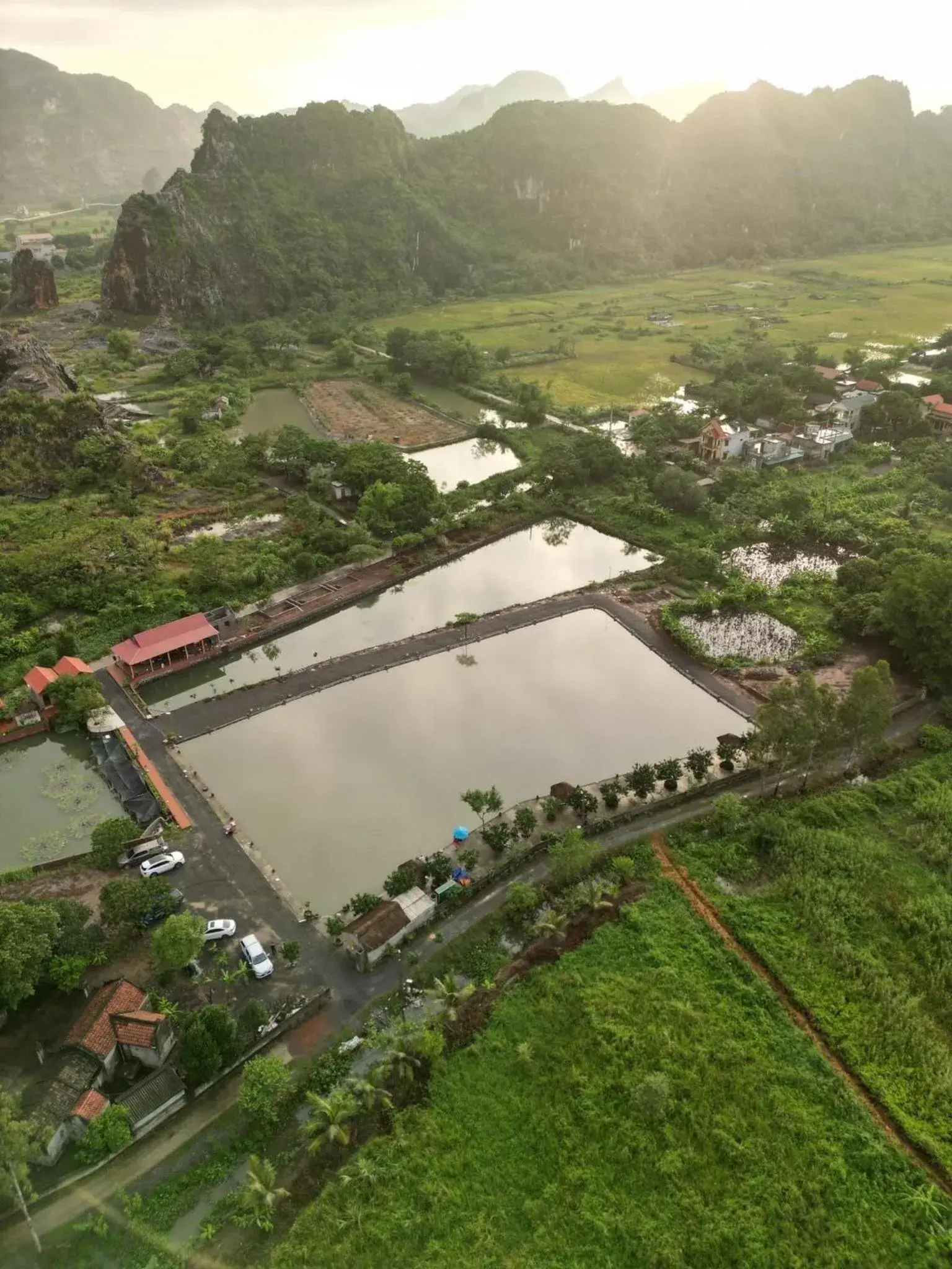 Bird's eye view, Bird's-eye View in Tam Coc Cat Luong Homestay