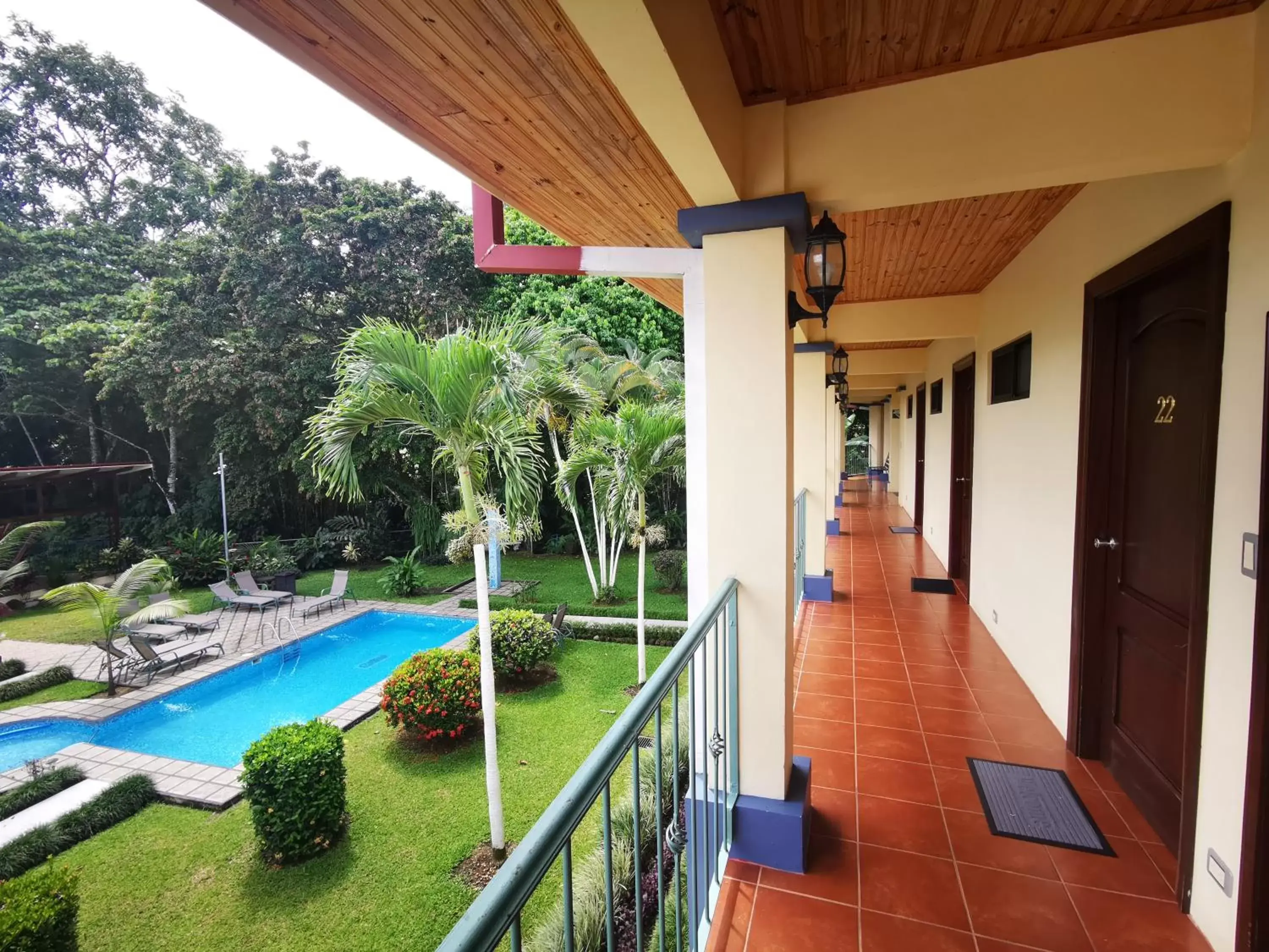 Balcony/Terrace, Pool View in Hotel Monte Real