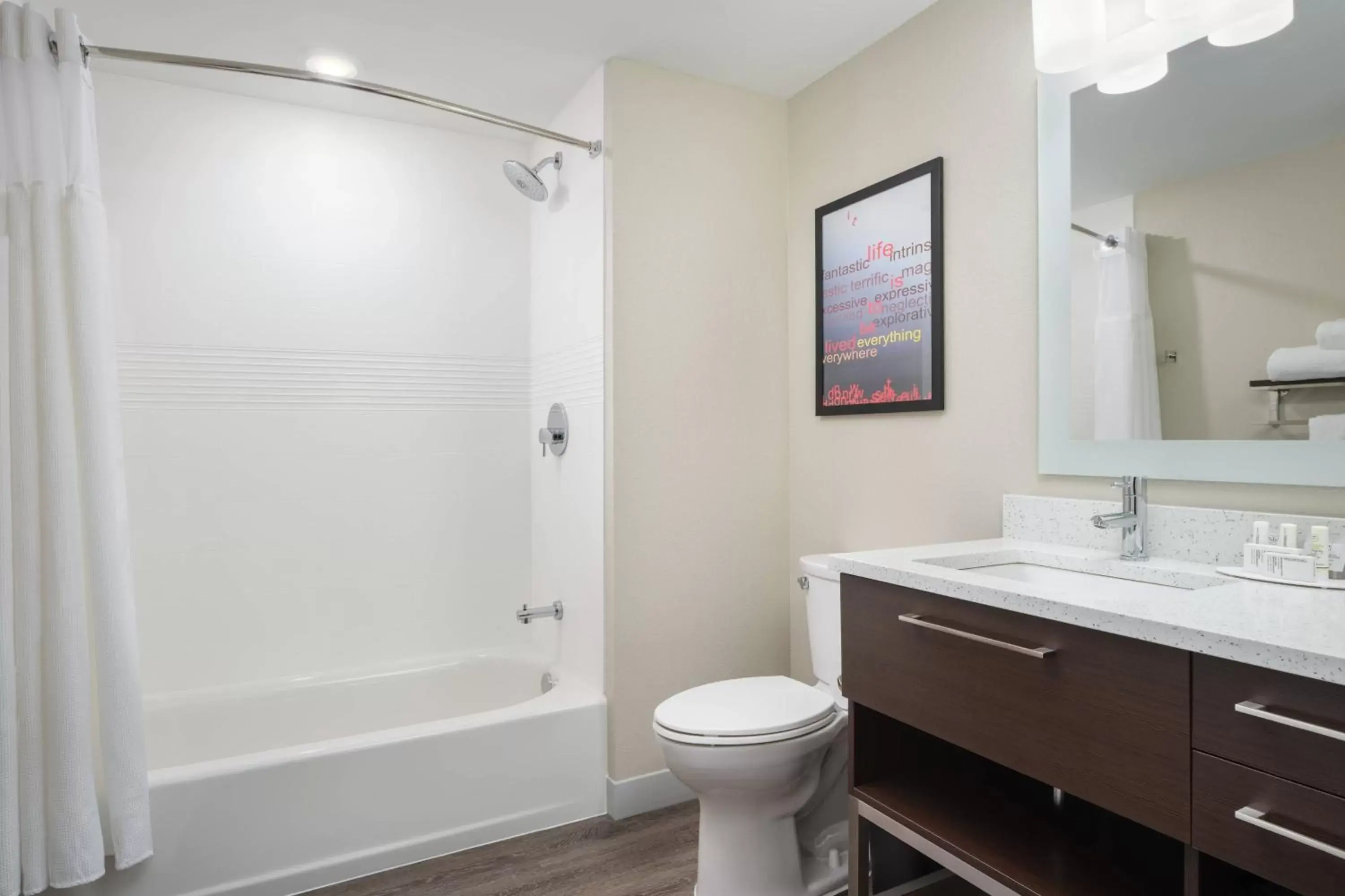 Bathroom in TownePlace Suites by Marriott Leesburg
