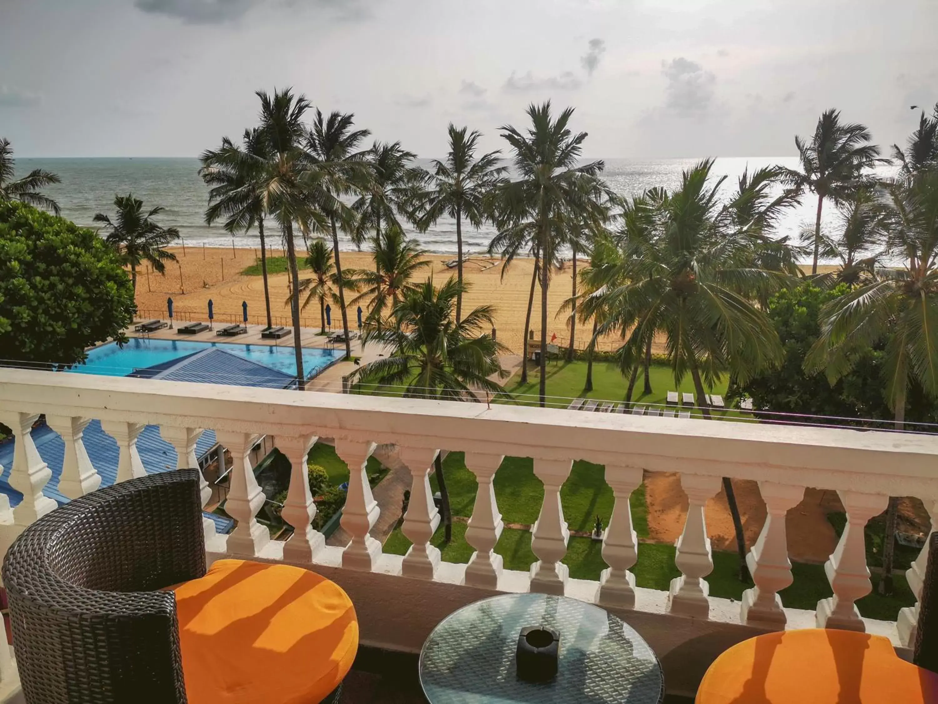 Balcony/Terrace, Pool View in Camelot Beach Hotel