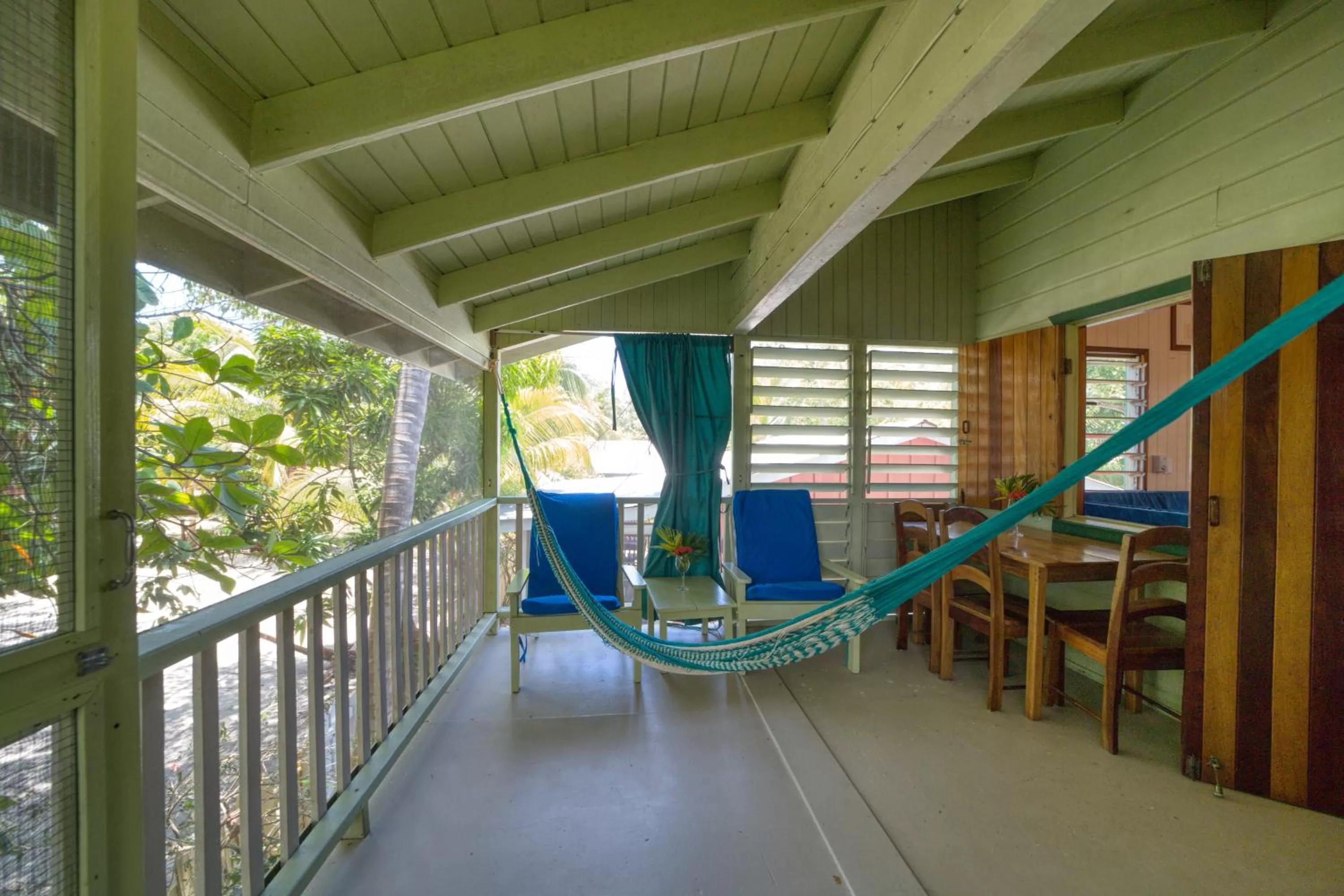 Patio in Placencia Villas