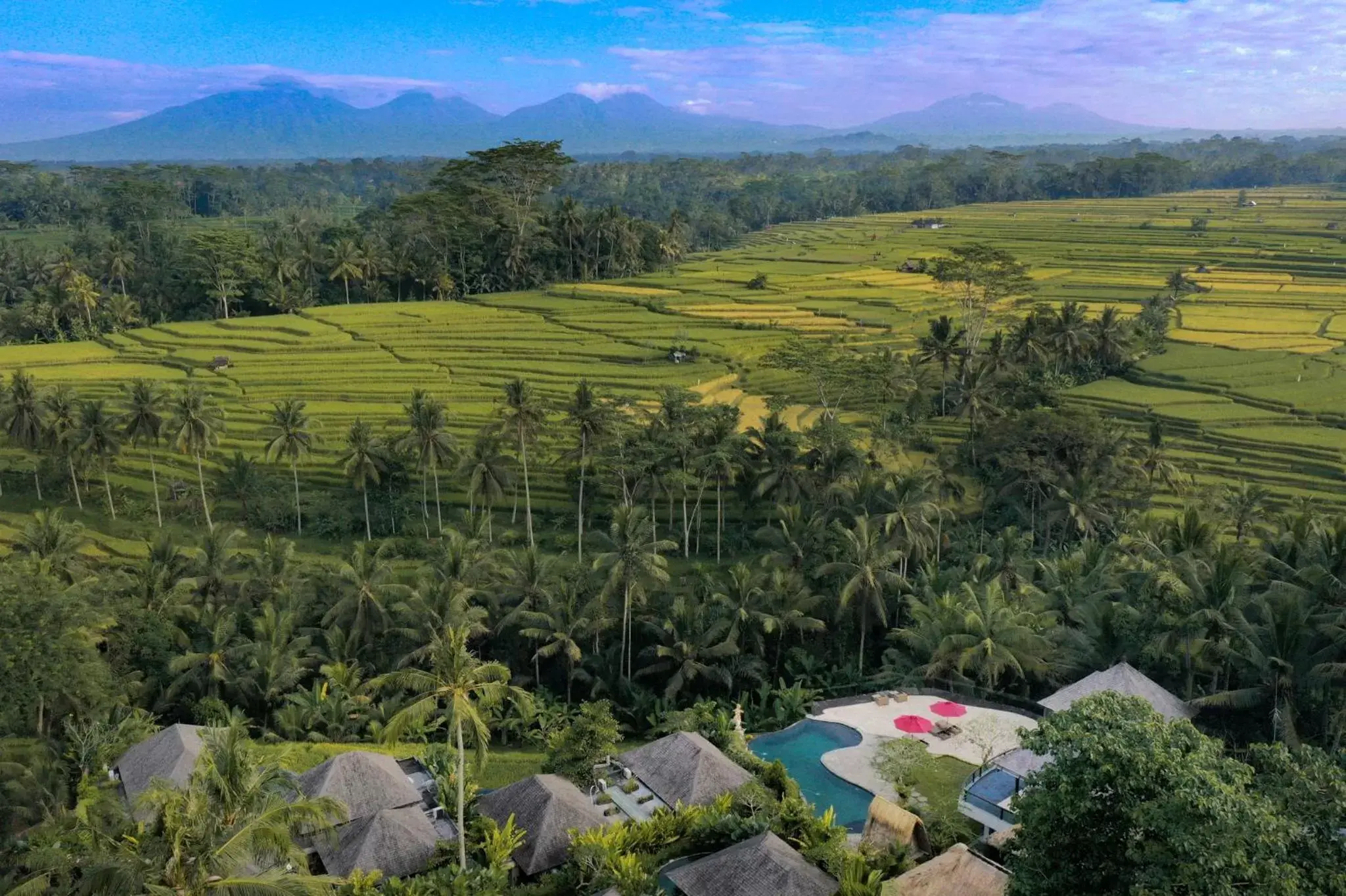 Property building, Bird's-eye View in Puri Sebali Resort