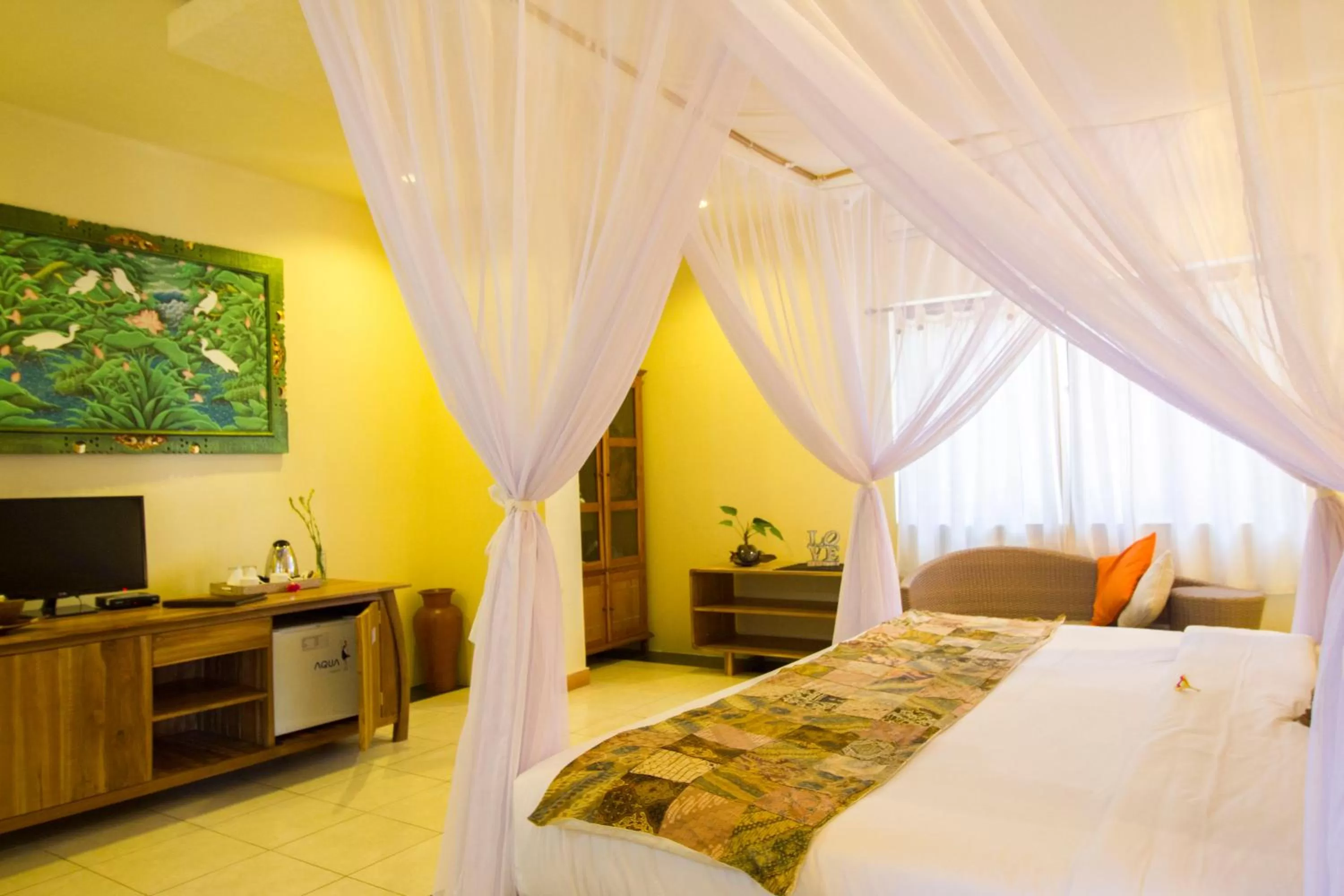 Bedroom, Bed in Ubud Aura Retreat