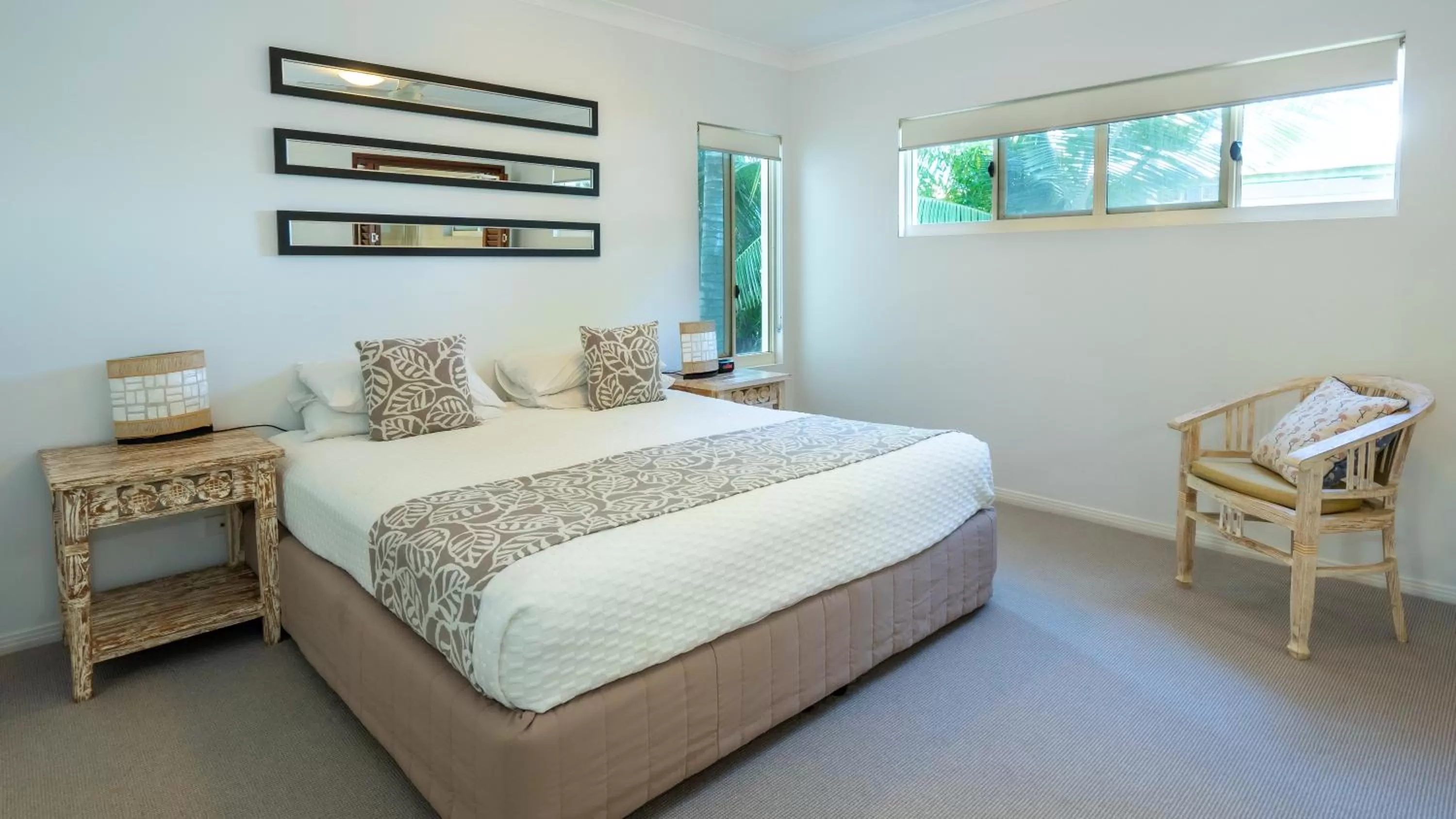 Bedroom, Bed in Waters Edge Apartment Cairns