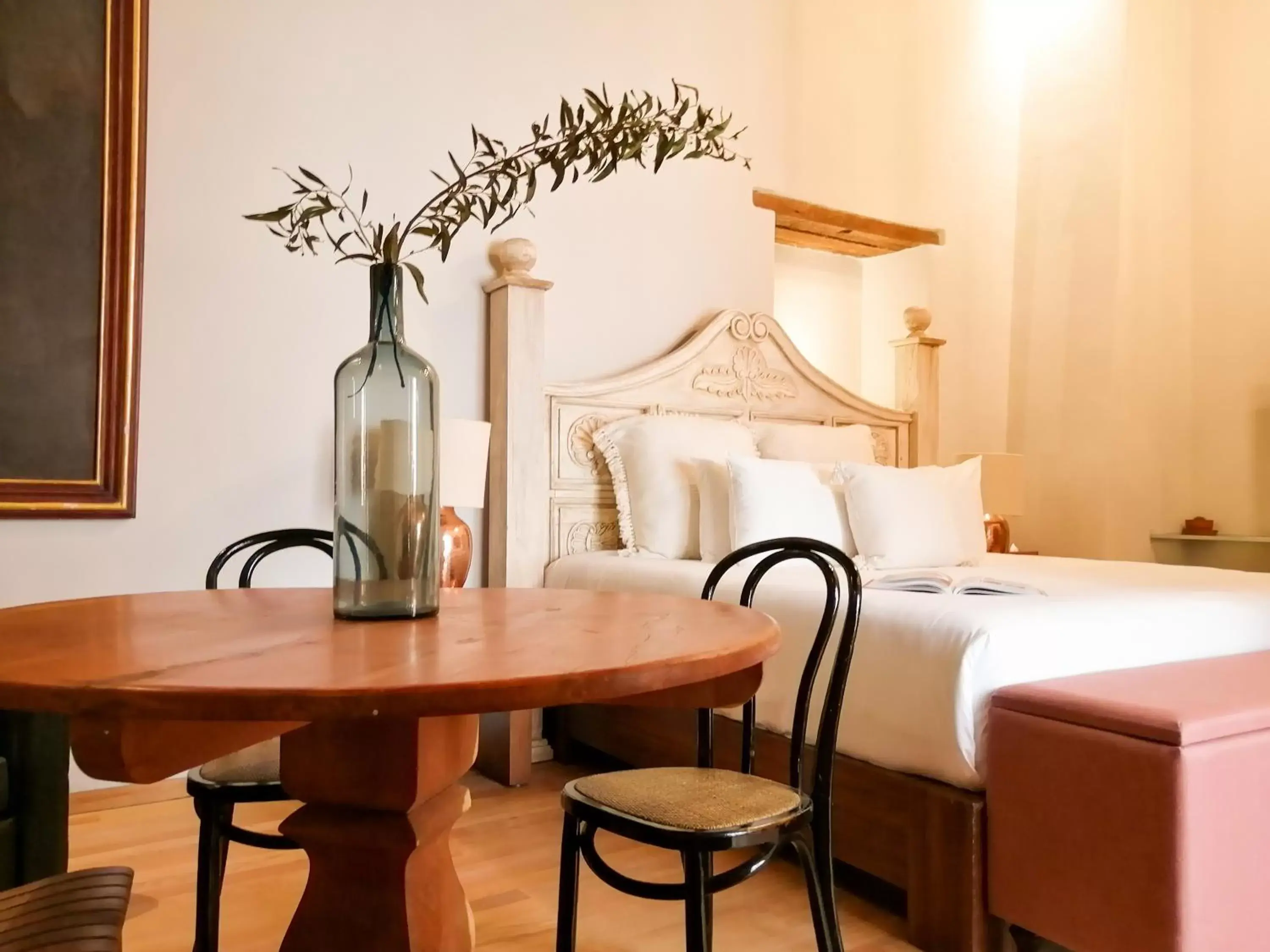 Dining area in Casona Alonso 10- Hotelito Mexicano