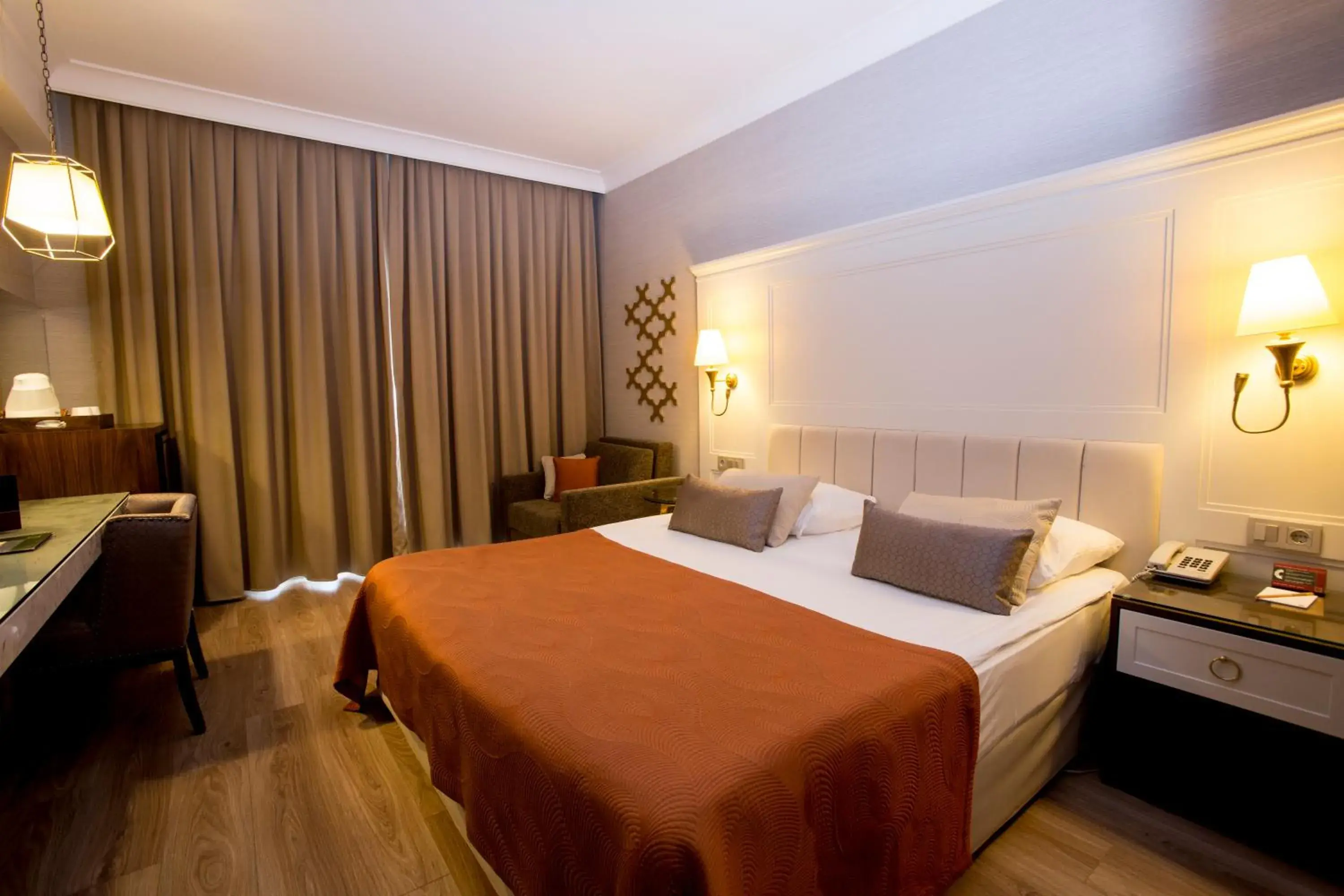 Bed in Fame Residence Kemer & Spa