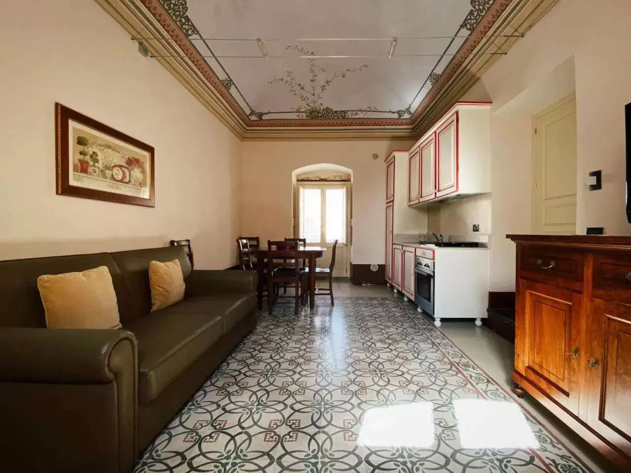 Living room in Palazzo Gambuzza