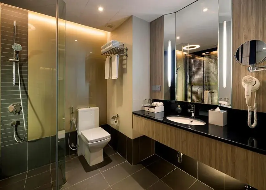 Bathroom in The Kuala Lumpur Journal Hotel