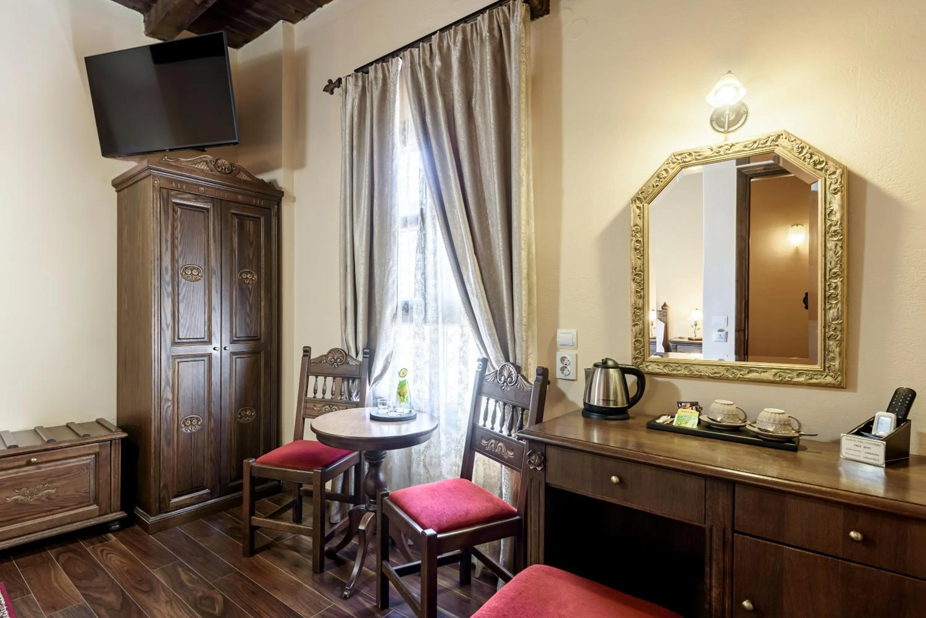 Seating area in Porto Del Colombo Traditional Boutique Hotel