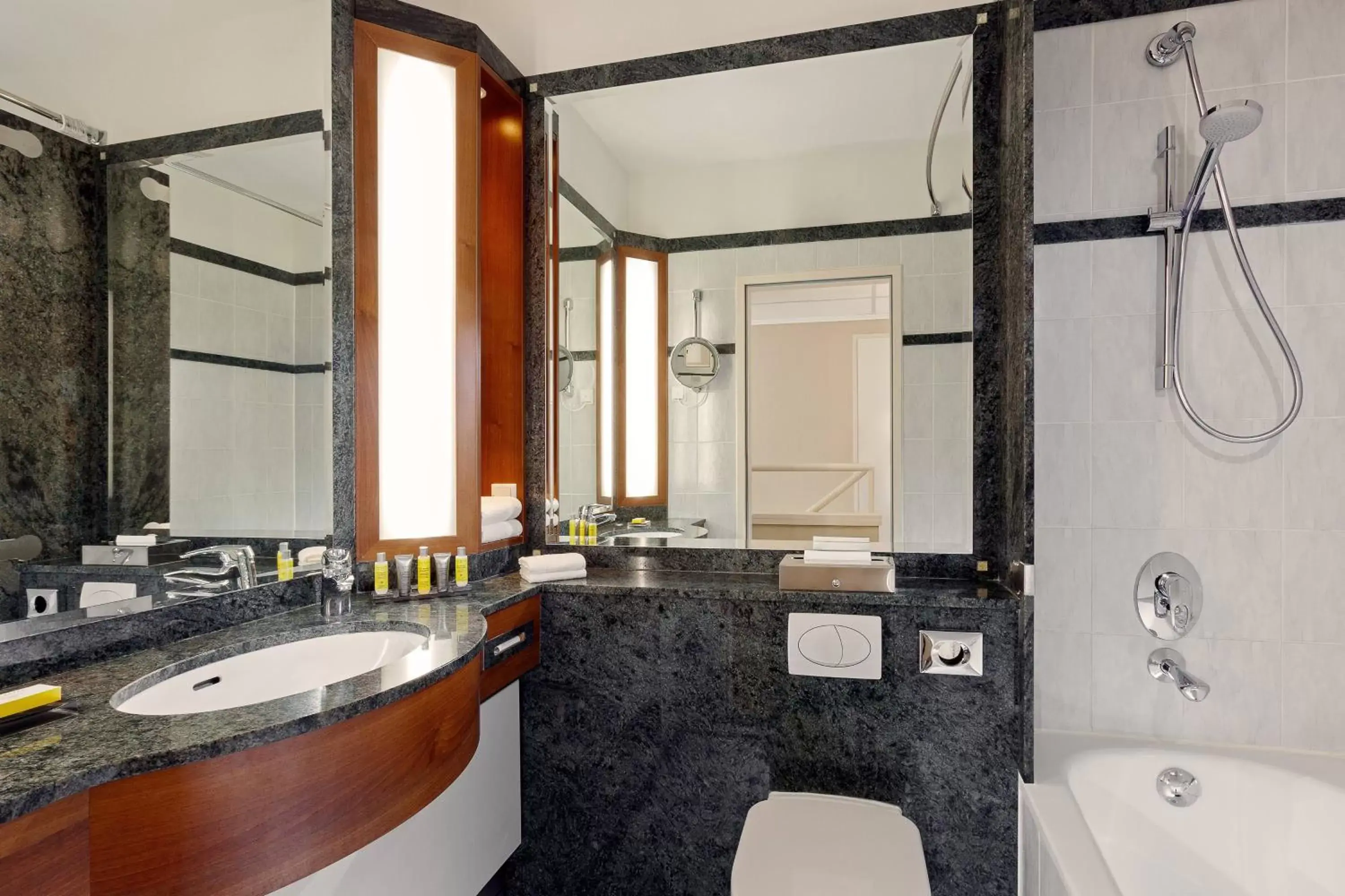 Bathroom in Warsaw Marriott Hotel