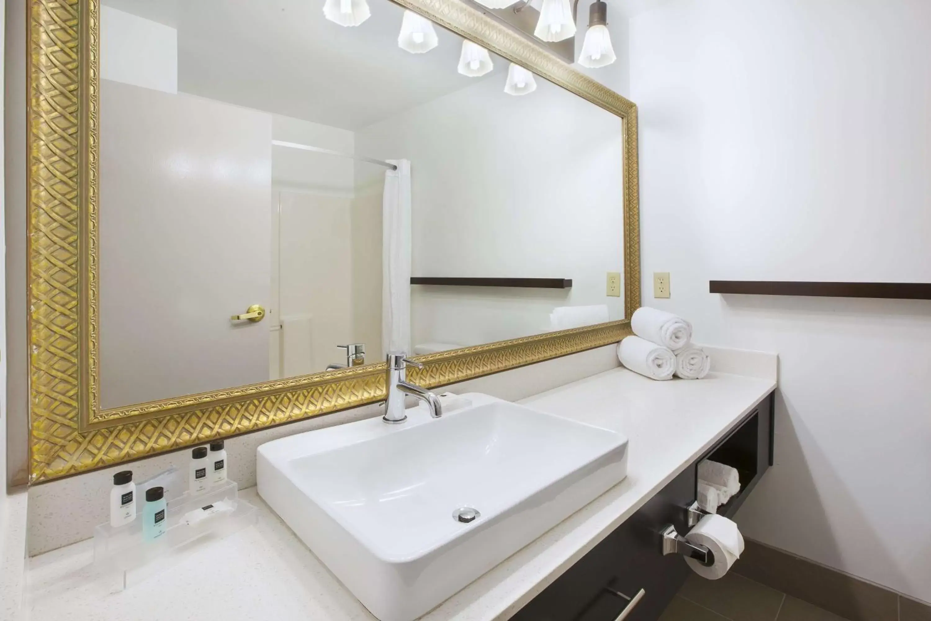 Bathroom in Country Inn & Suites by Radisson, Big Rapids, MI