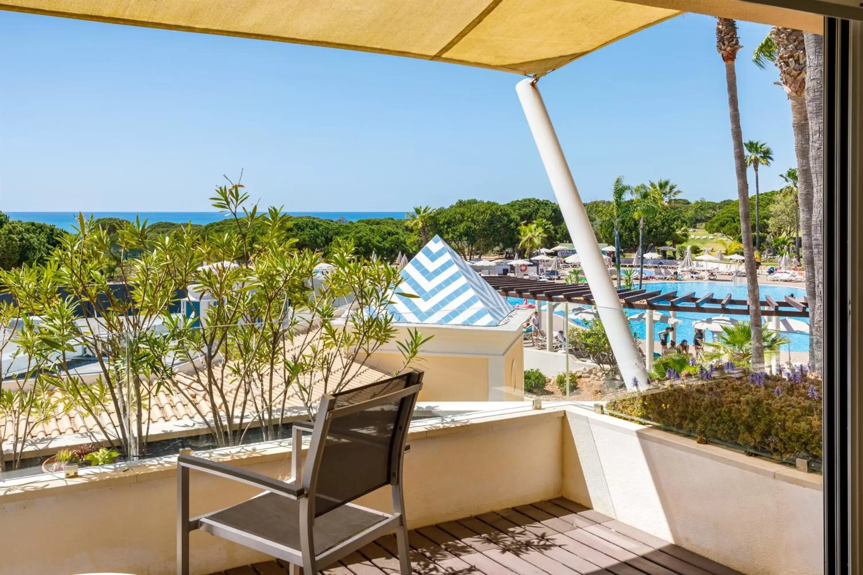 Pool view, Balcony/Terrace in AP Adriana Beach Resort