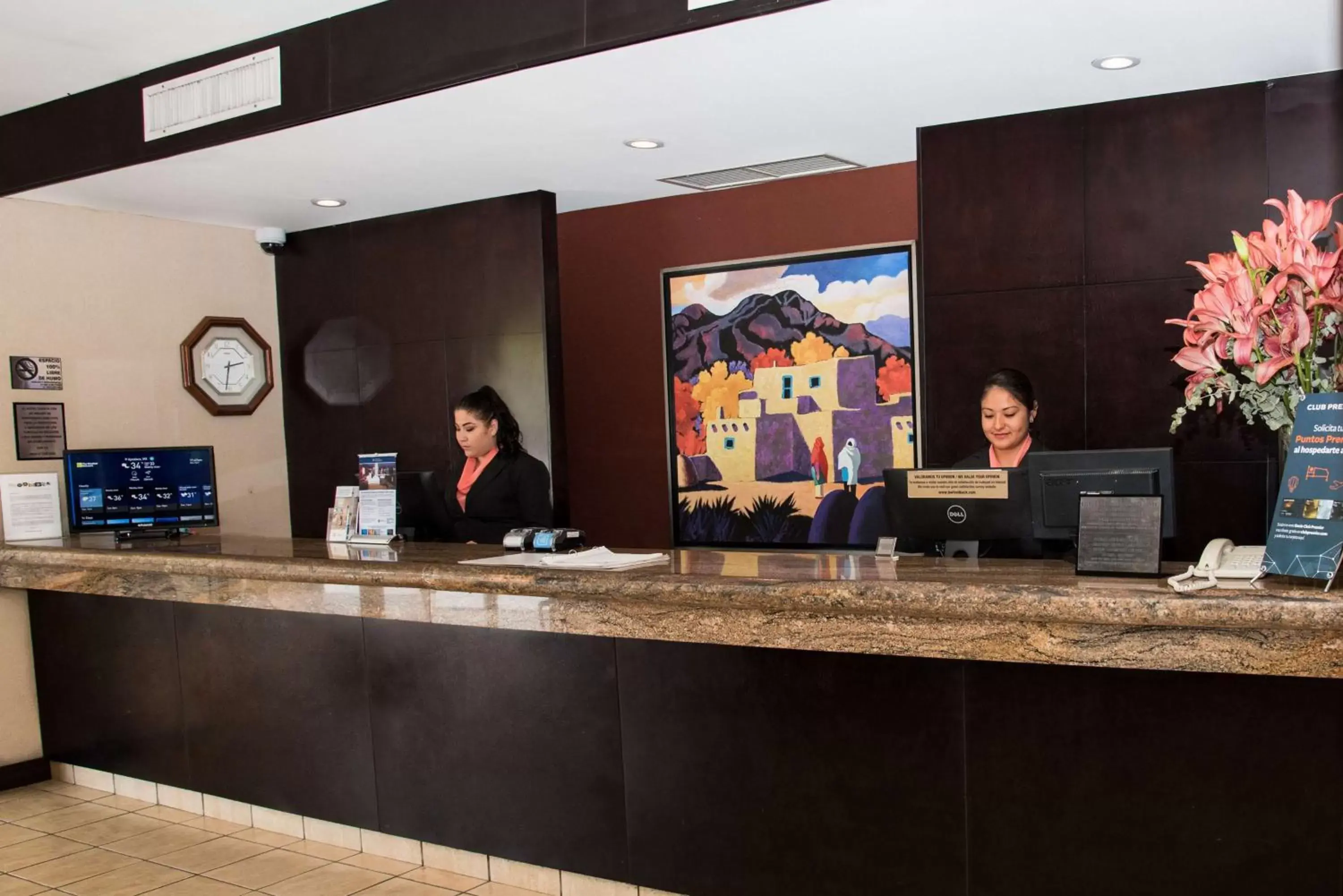 Lobby or reception, Lobby/Reception in Best Western PLUS Monterrey Airport