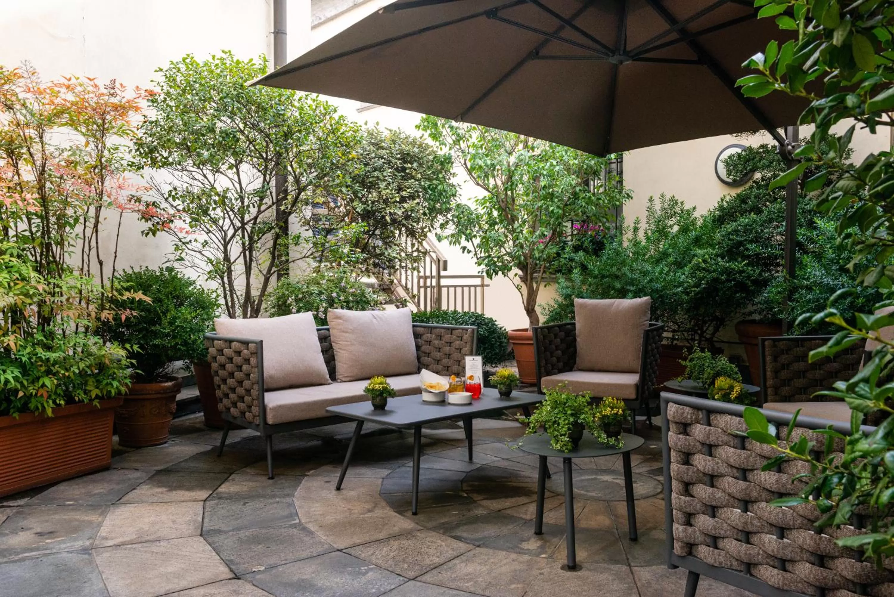 Garden in Hotel Royal Falcone