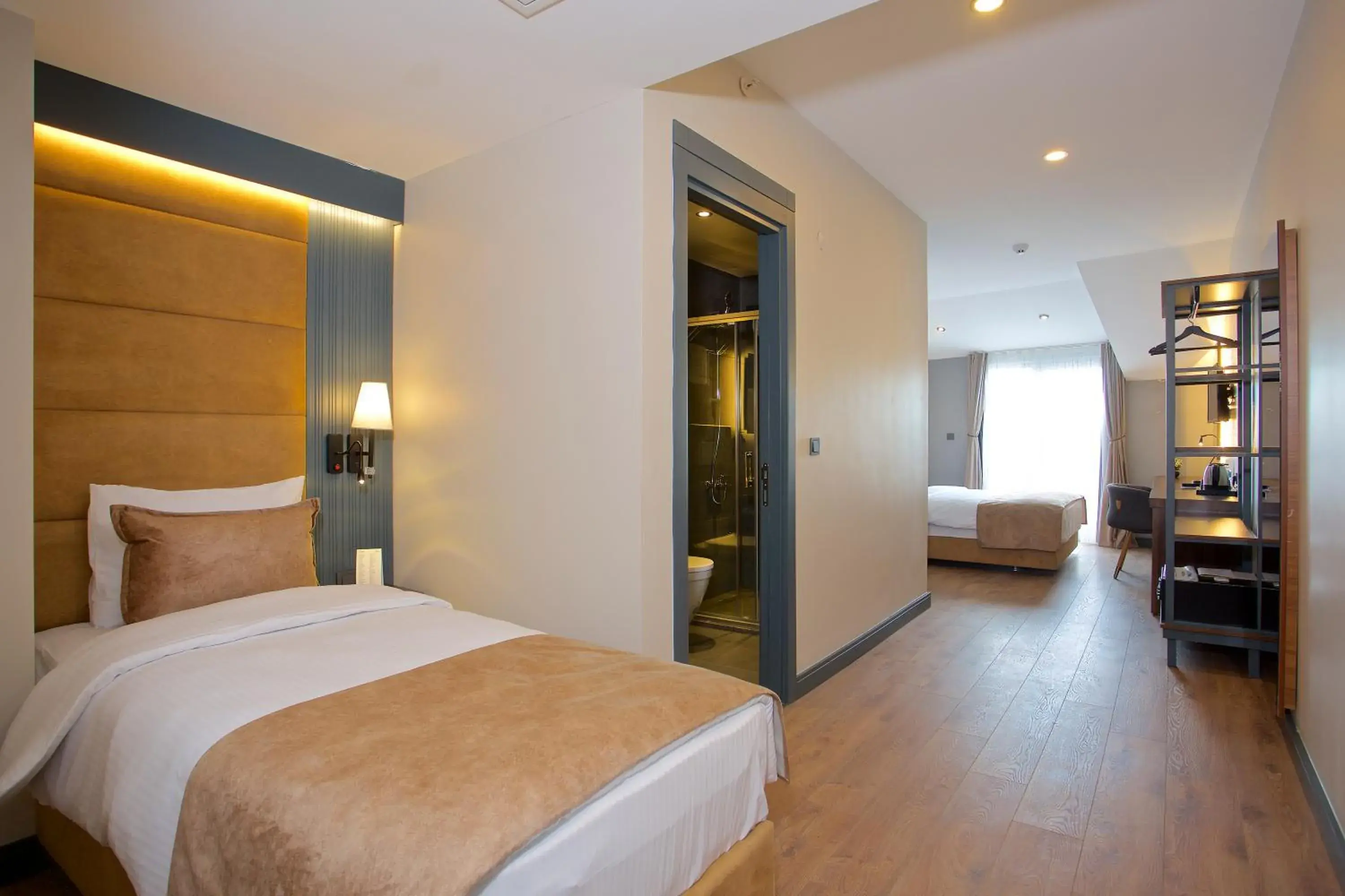 Deluxe Triple Room with Balcony in Istanbul New Airport Hotel Trademark Collection by Wyndham Deluxe Triple Room with Balcony in Istanbul New Airport Hotel Trademark Collection by Wyndham