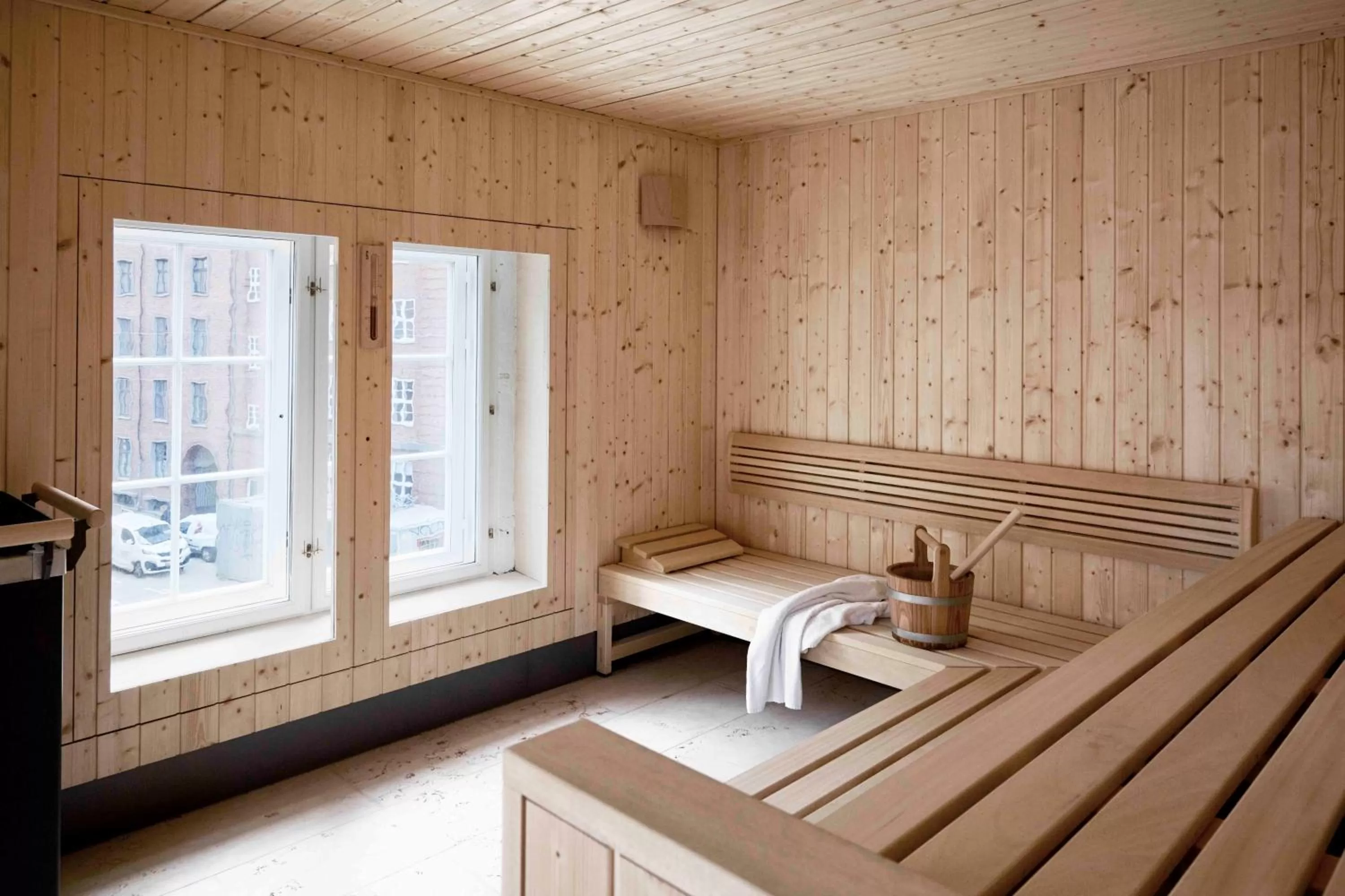 Sauna, Bed in Villa Copenhagen