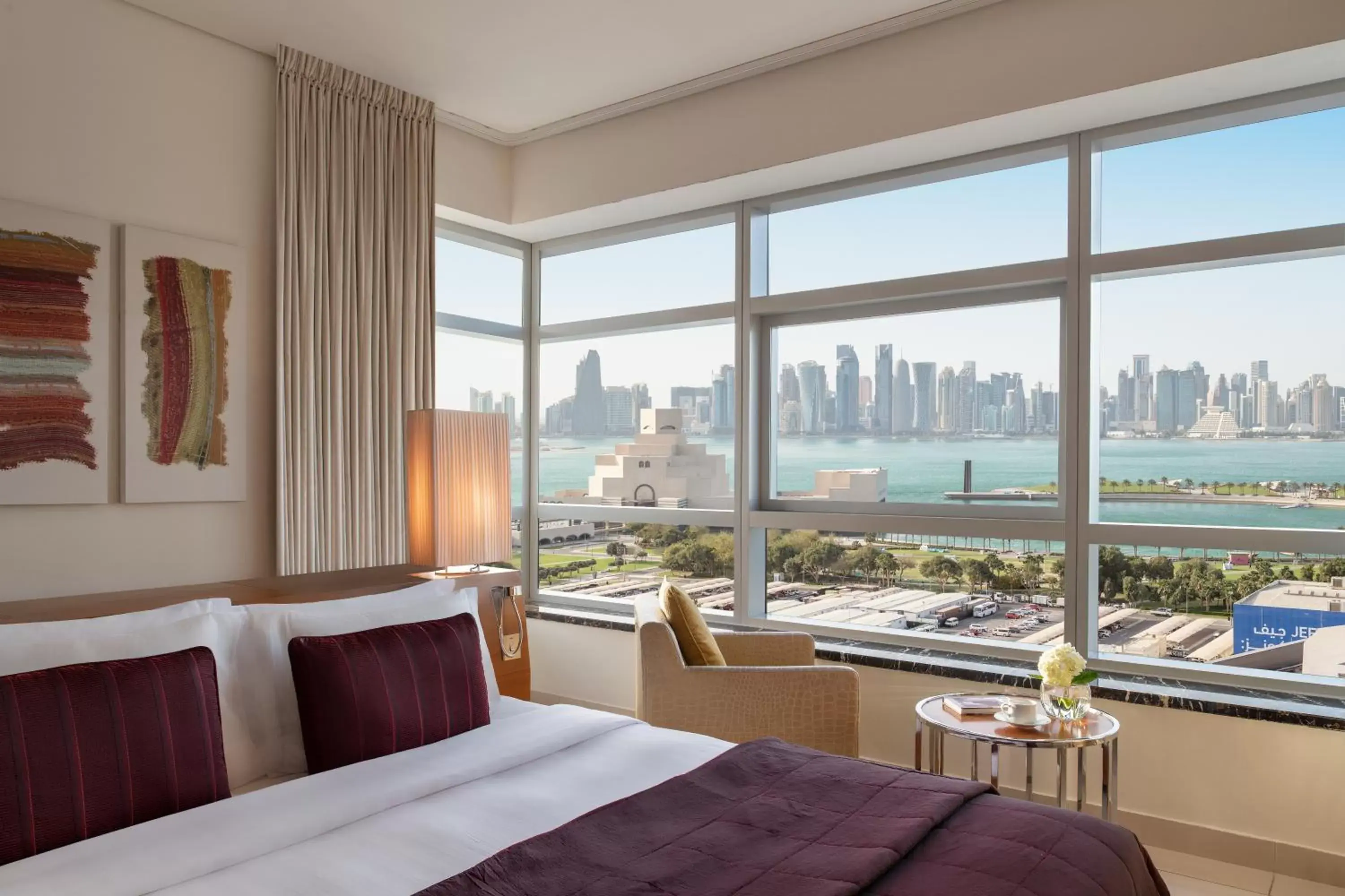 City view in Fraser Suites Doha