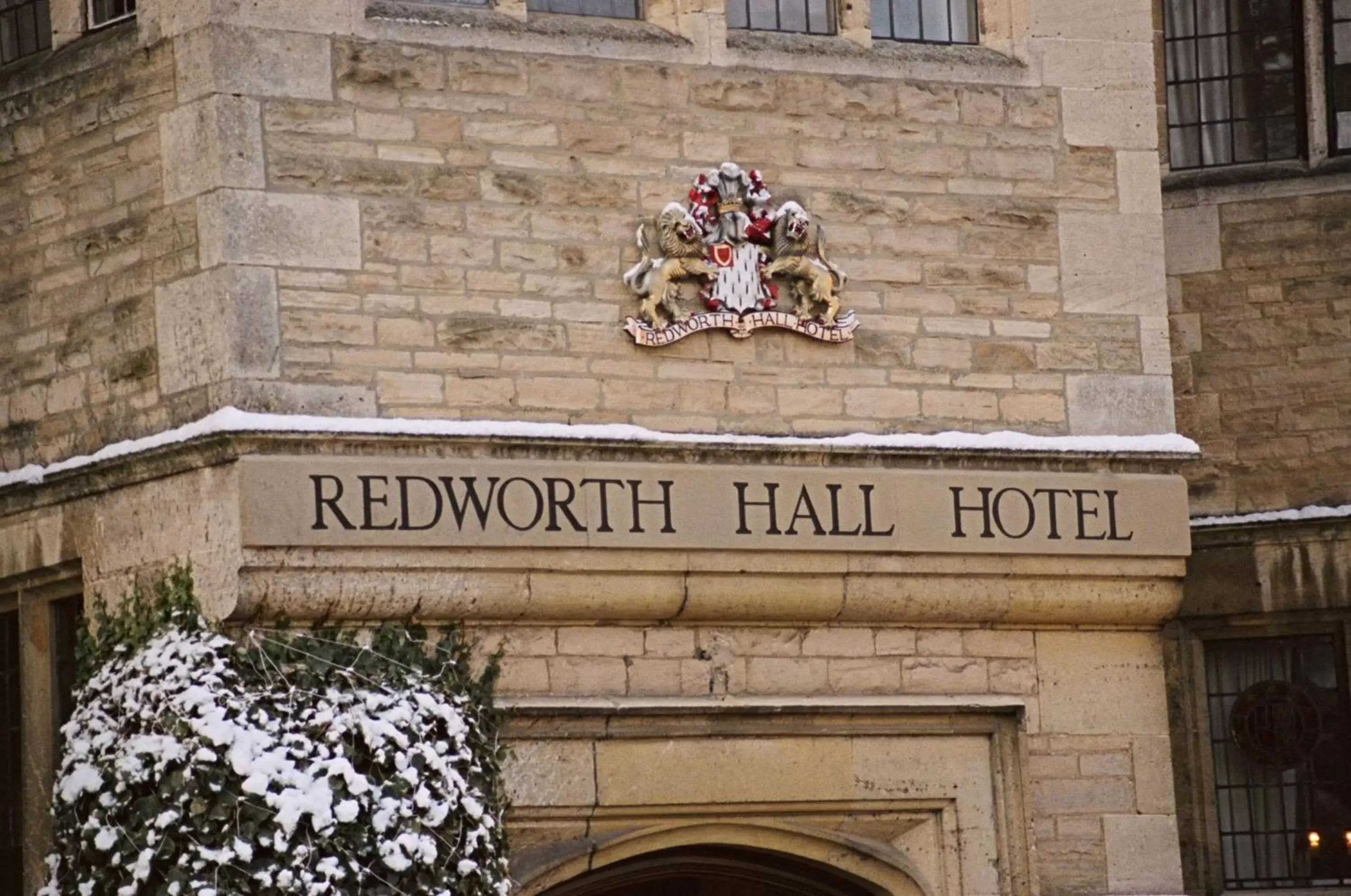 Facade/entrance, Property Logo/Sign in Redworth Hall Hotel- Part of the Cairn Collection