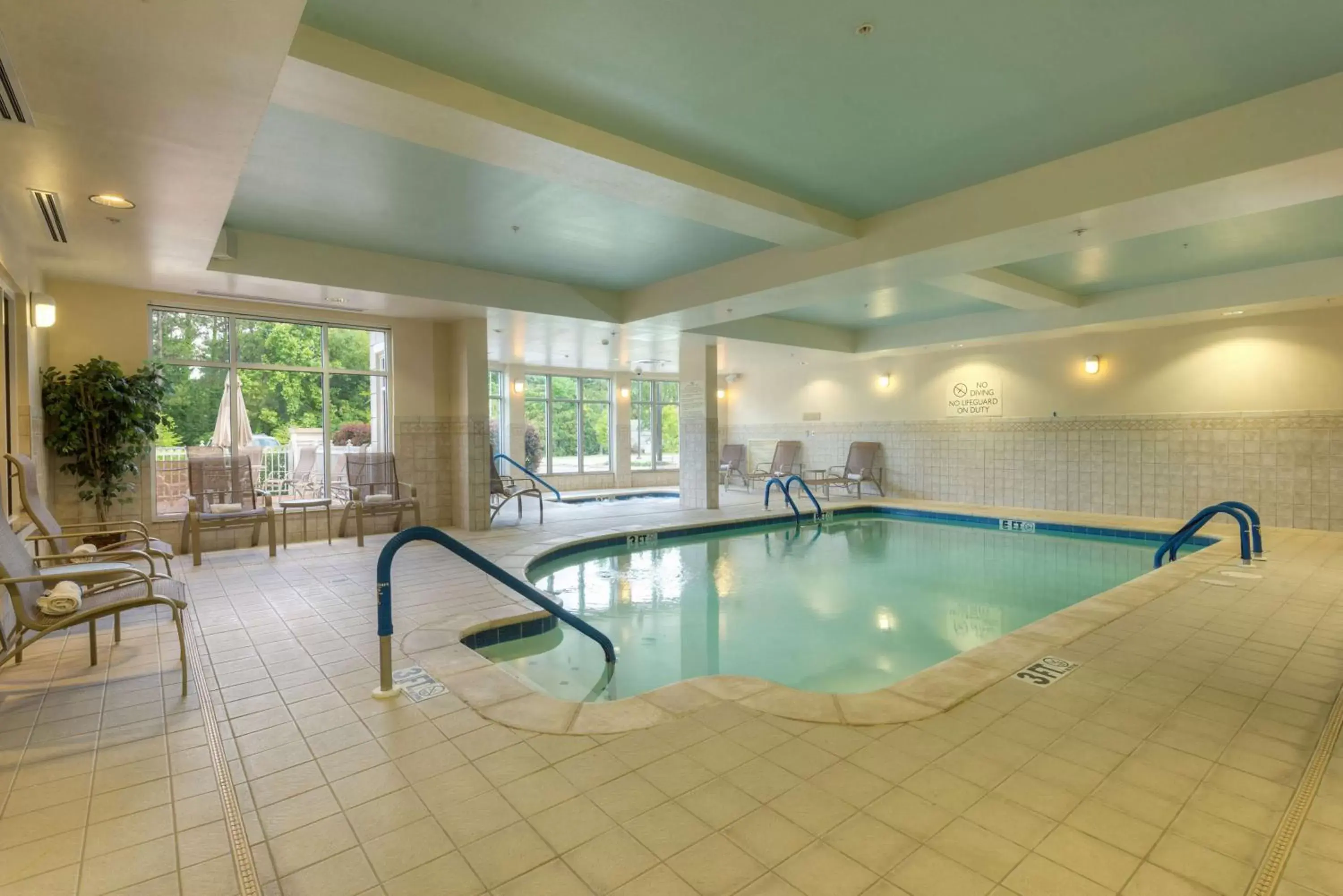 Pool view, Swimming Pool in Hilton Garden Inn Meridian