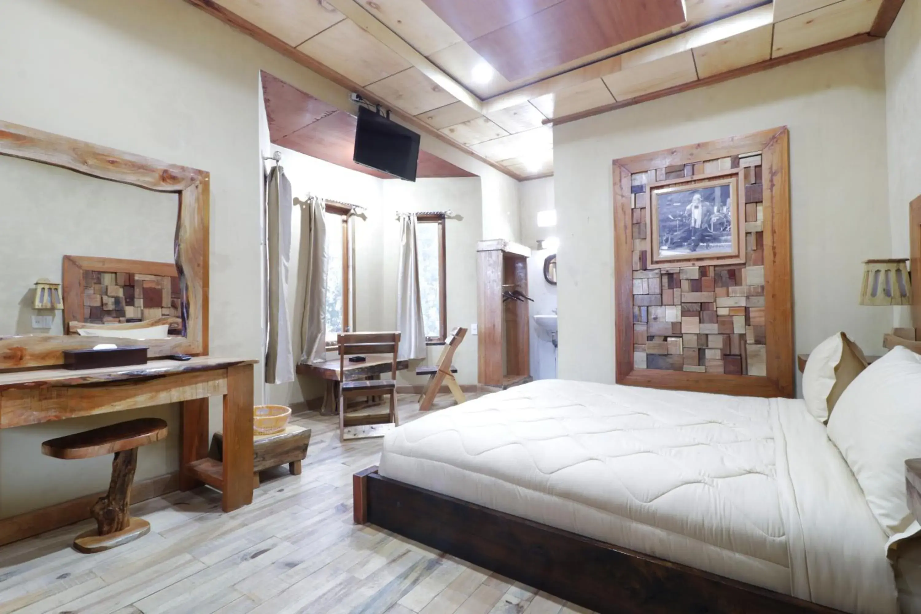 Bed in Alloyna Country Cottage