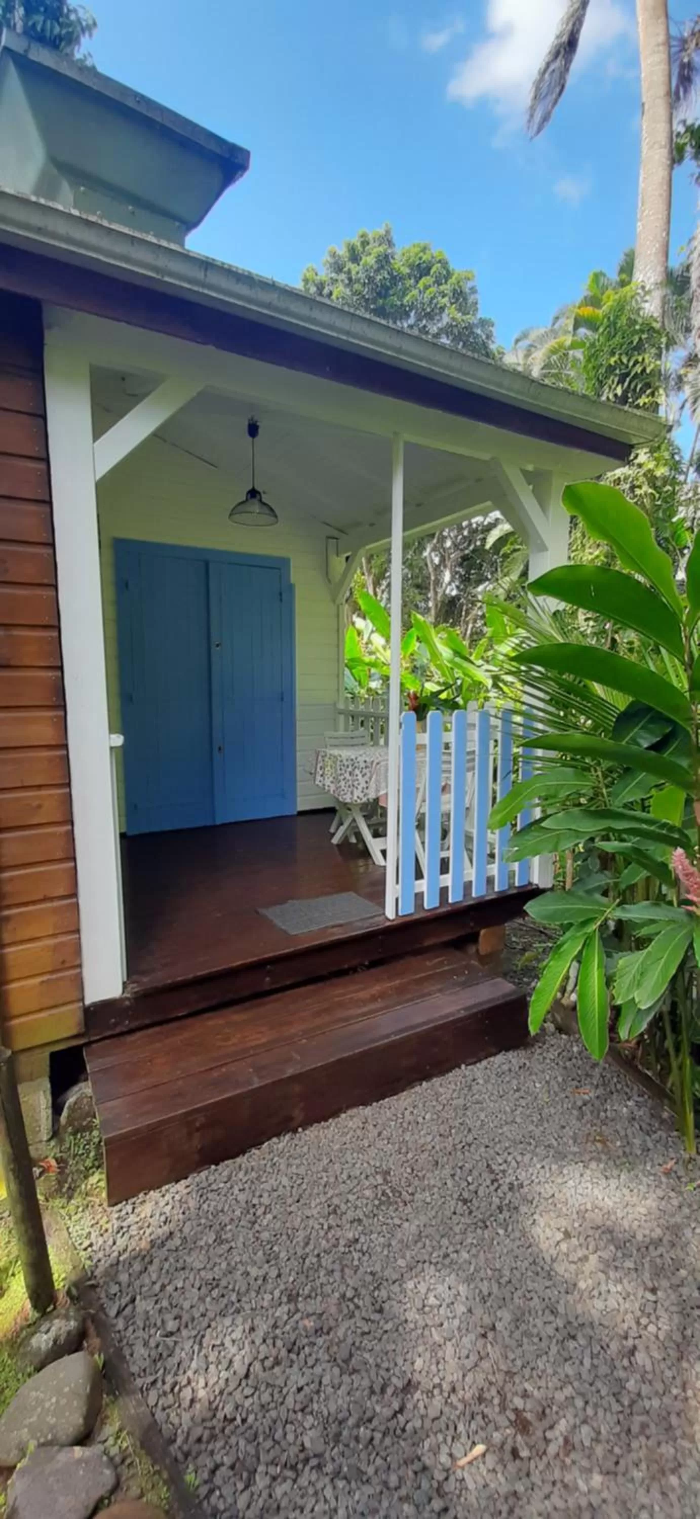 Patio in Les Gîtes de la Lézarde