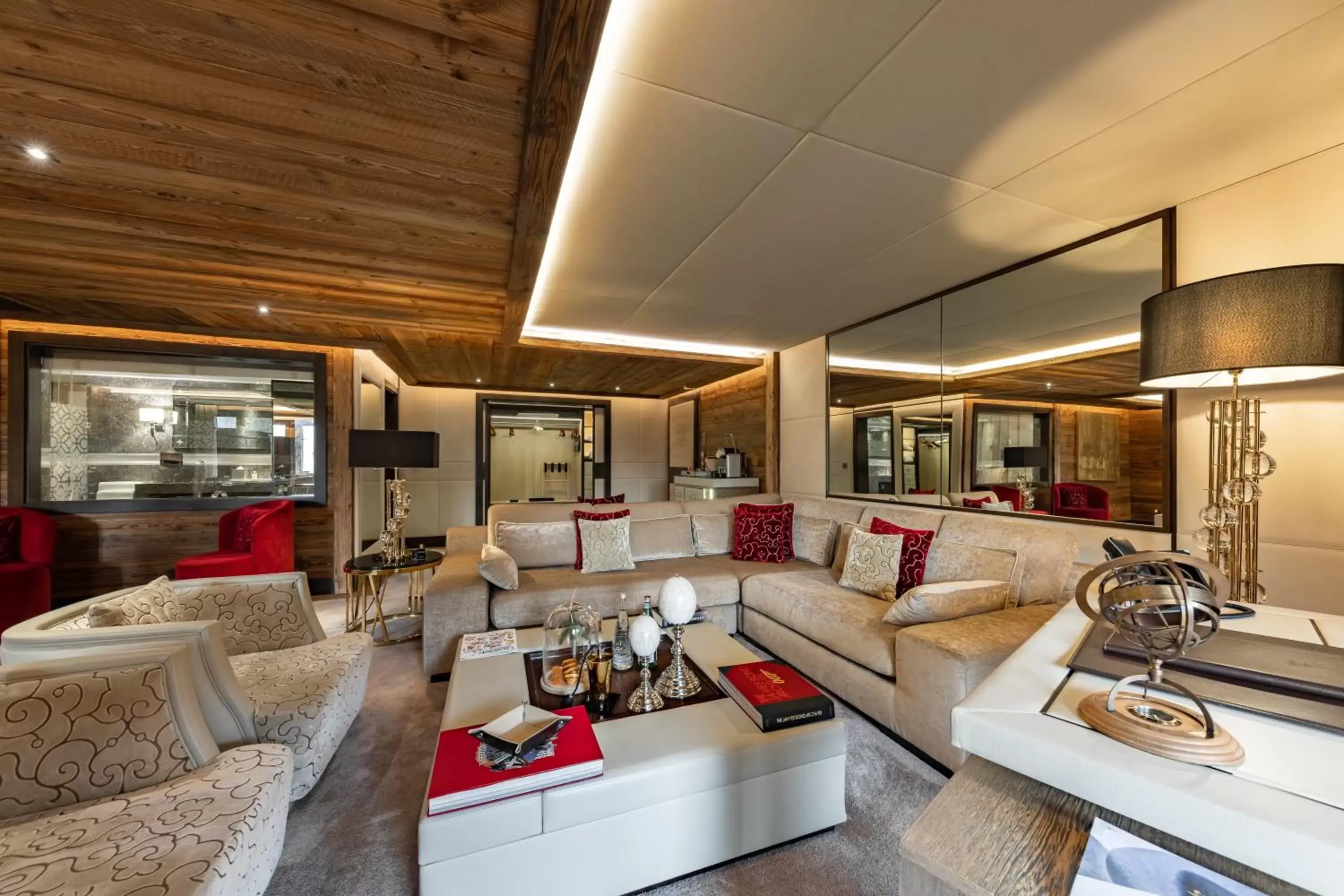 Living room, Seating Area in Ultima Gstaad