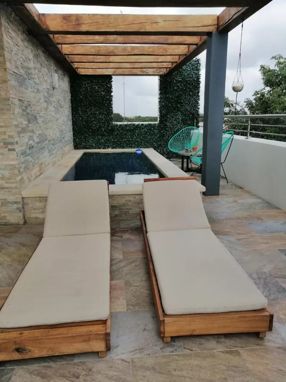 Balcony/Terrace, Swimming Pool in Azura Boutique Hotel