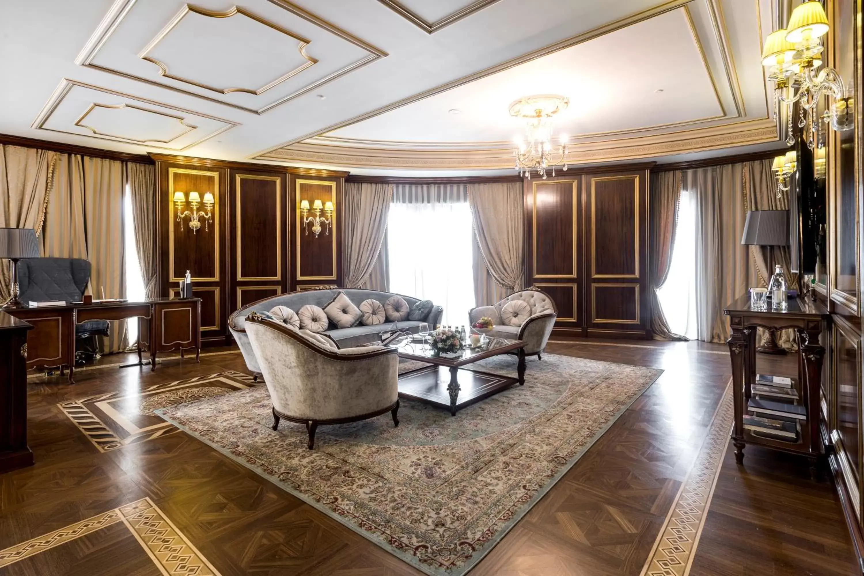 Living room, Lobby/Reception in Rixos Khadisha Shymkent