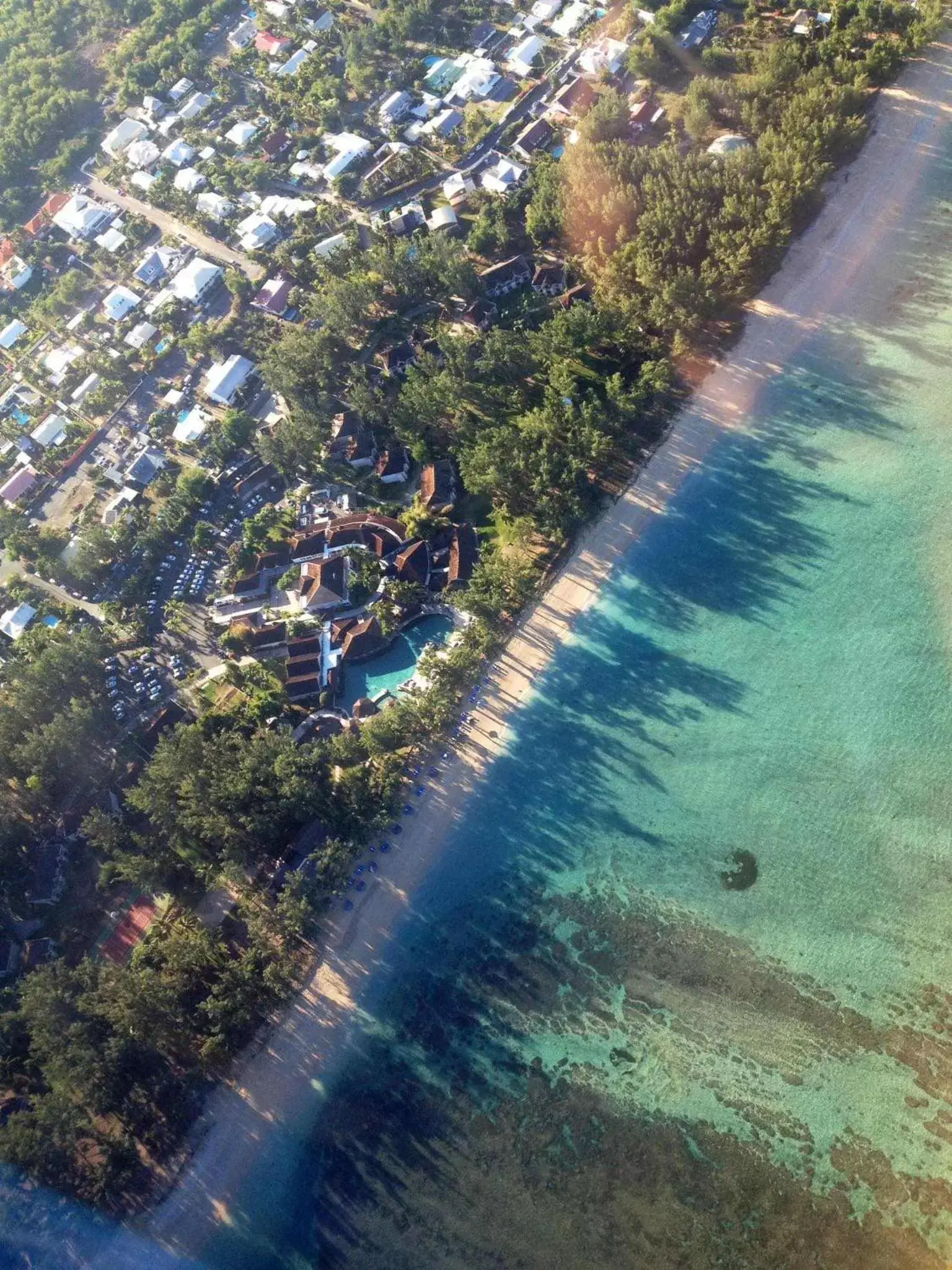 Bird's eye view, Bird's-eye View in LUX* Saint Gilles Resort