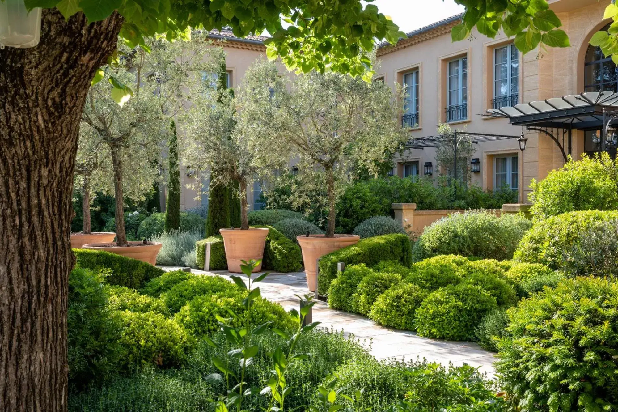 Garden in Villa Saint-Ange