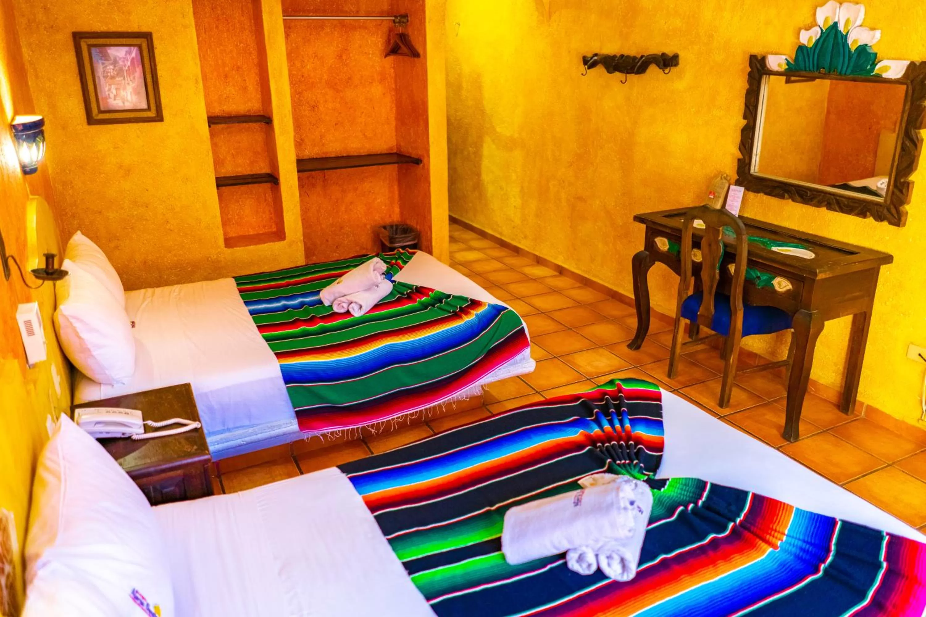 Photo of the whole room, Bed in Hacienda Maria Bonita Hotel