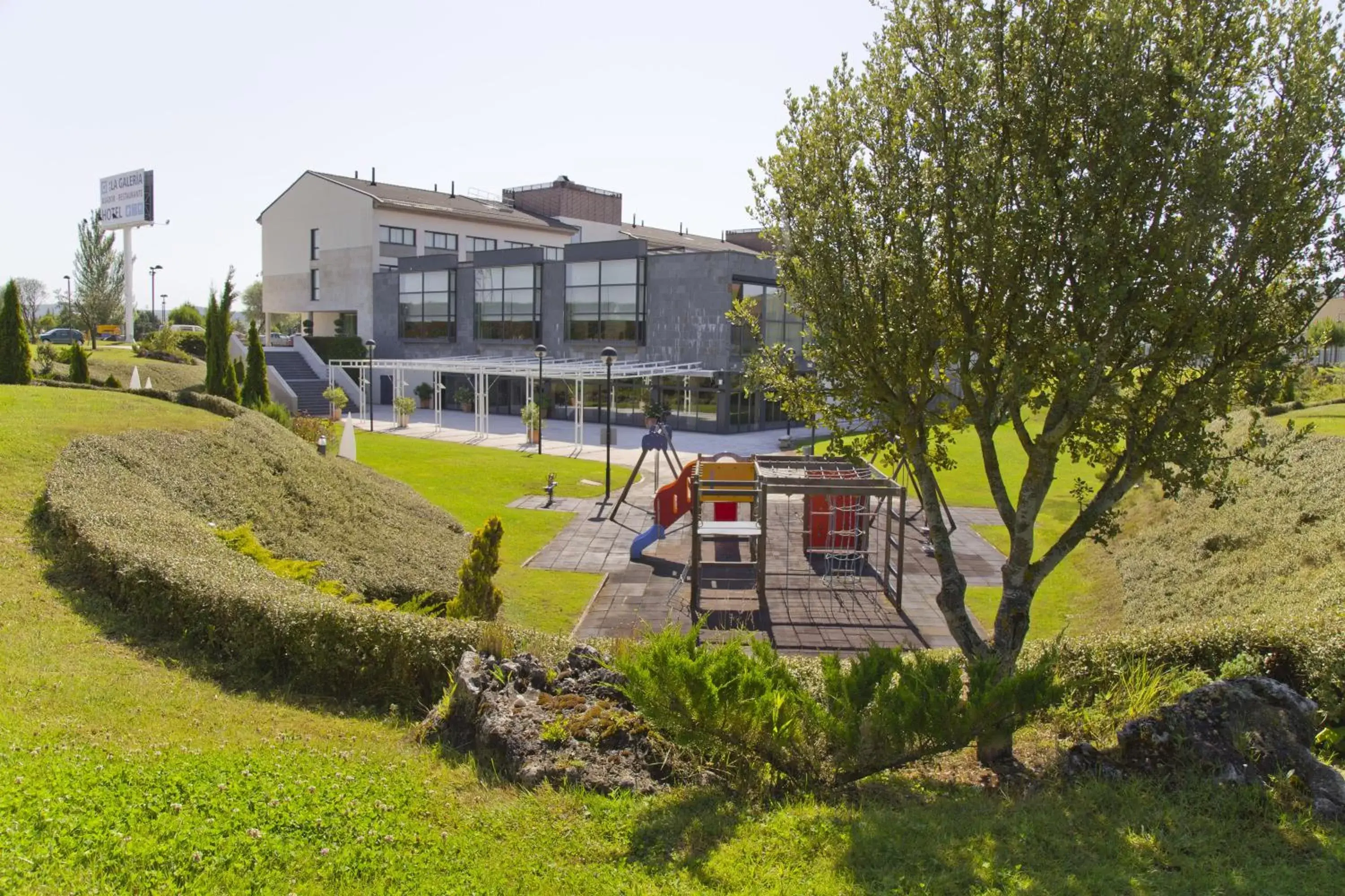 Garden view, Property Building in Hq La Galeria