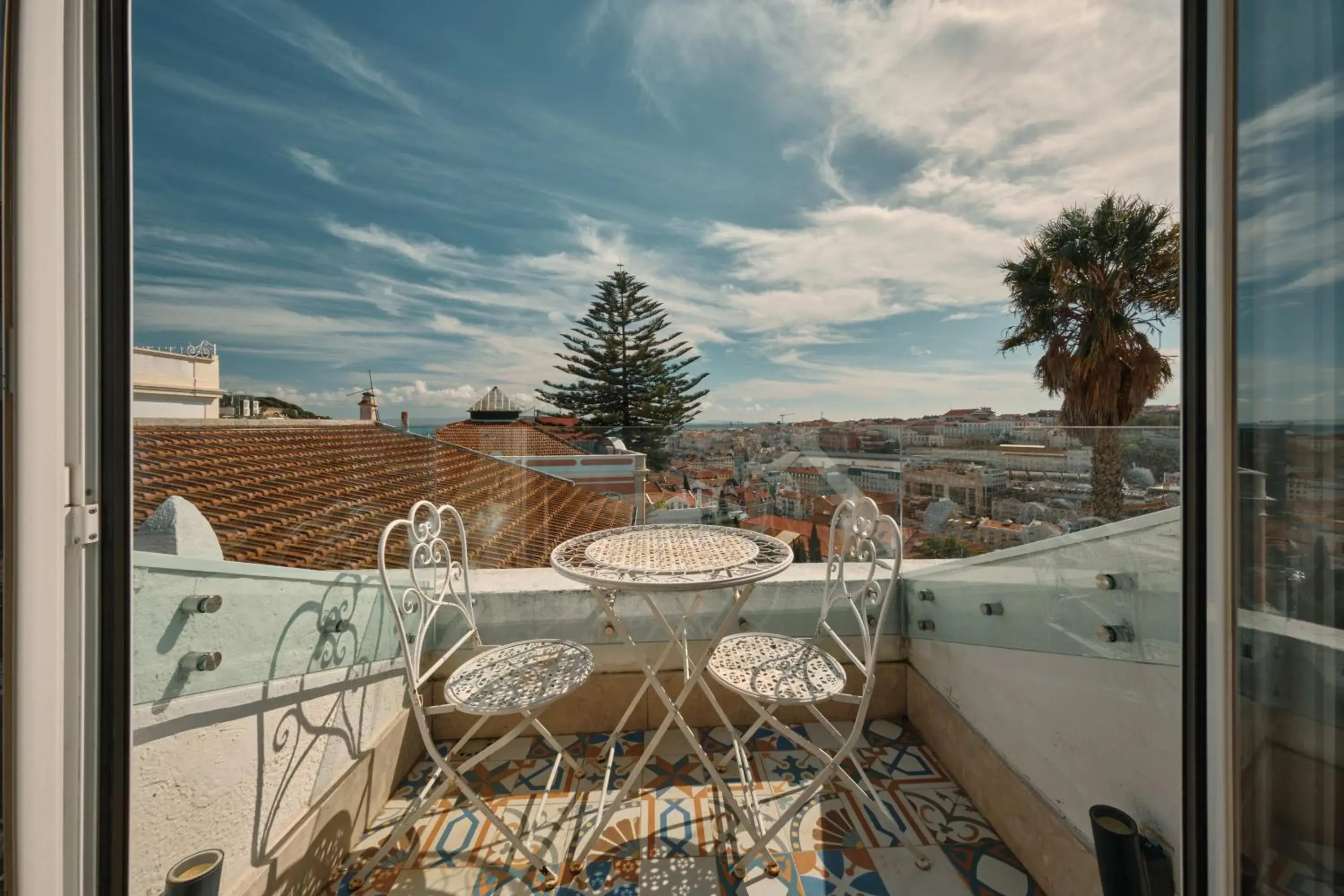 Balcony/Terrace in Torel Palace Lisbon