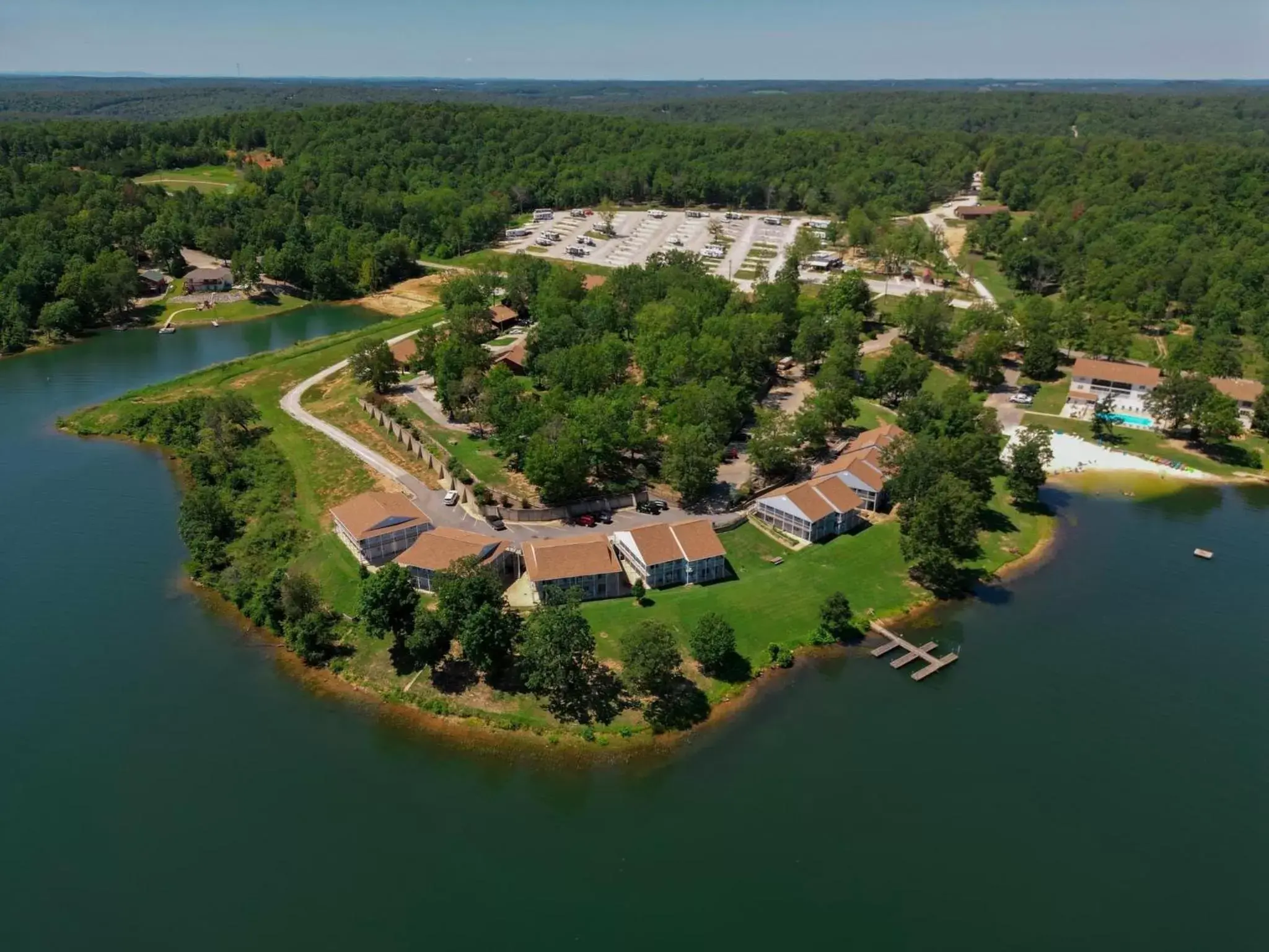 View (from property/room), Bird's-eye View in Crown Lake Resort & RV