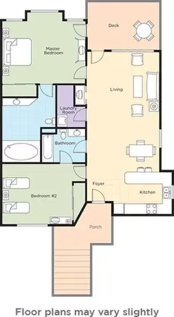 Floor Plan in Club Wyndham Resort at Fairfield Glade