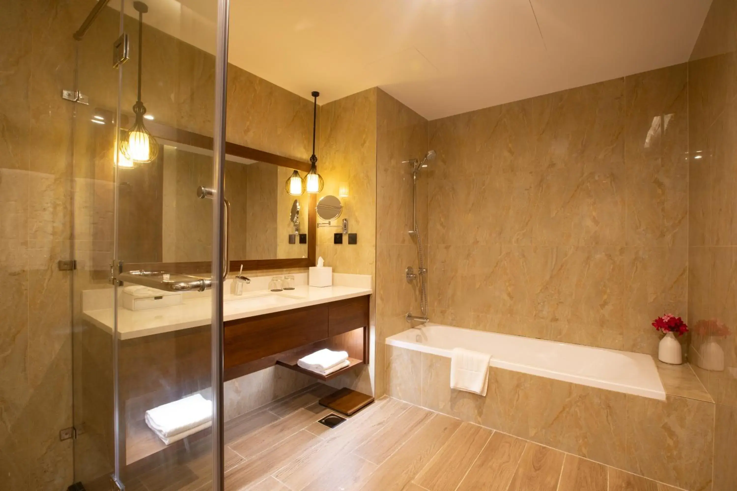 Shower, Bathroom in Millennium Resort Salalah