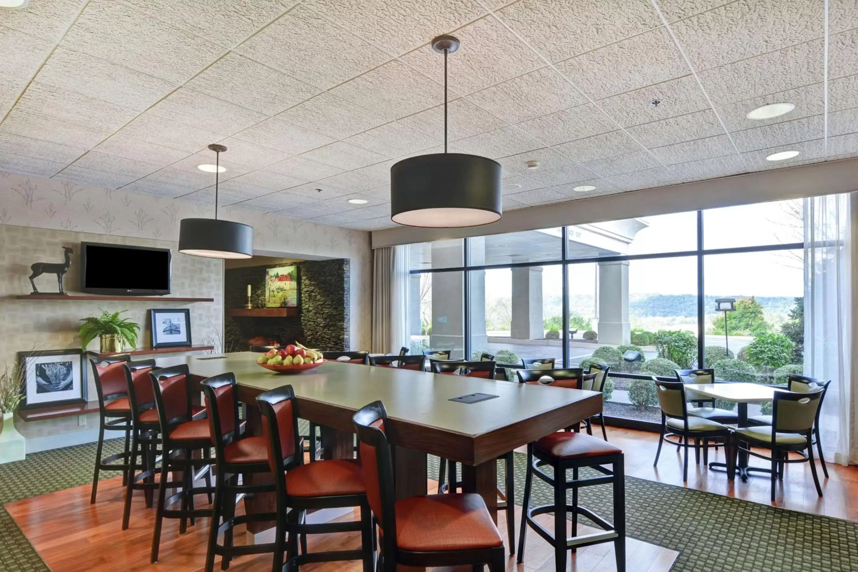 Lobby or reception, Restaurant/Places to Eat in Hampton Inn Bloomsburg