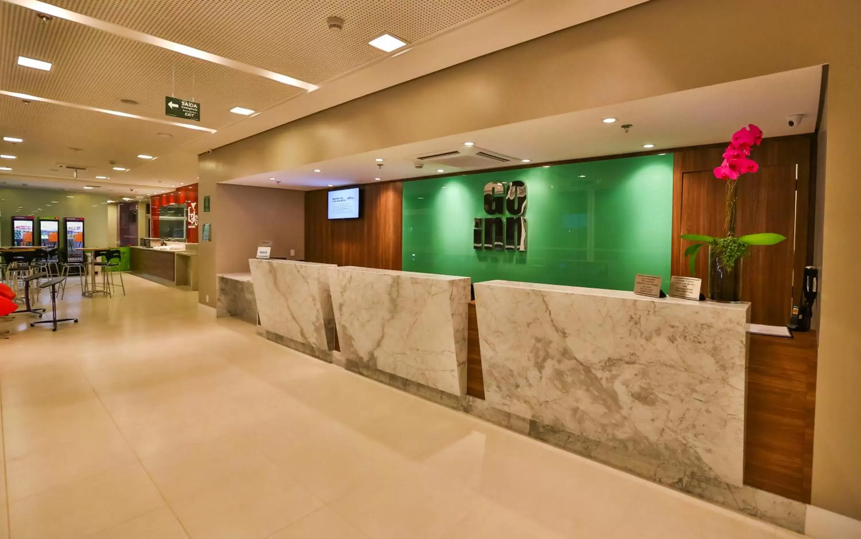 Lobby or reception in Go Inn Cambuí Campinas