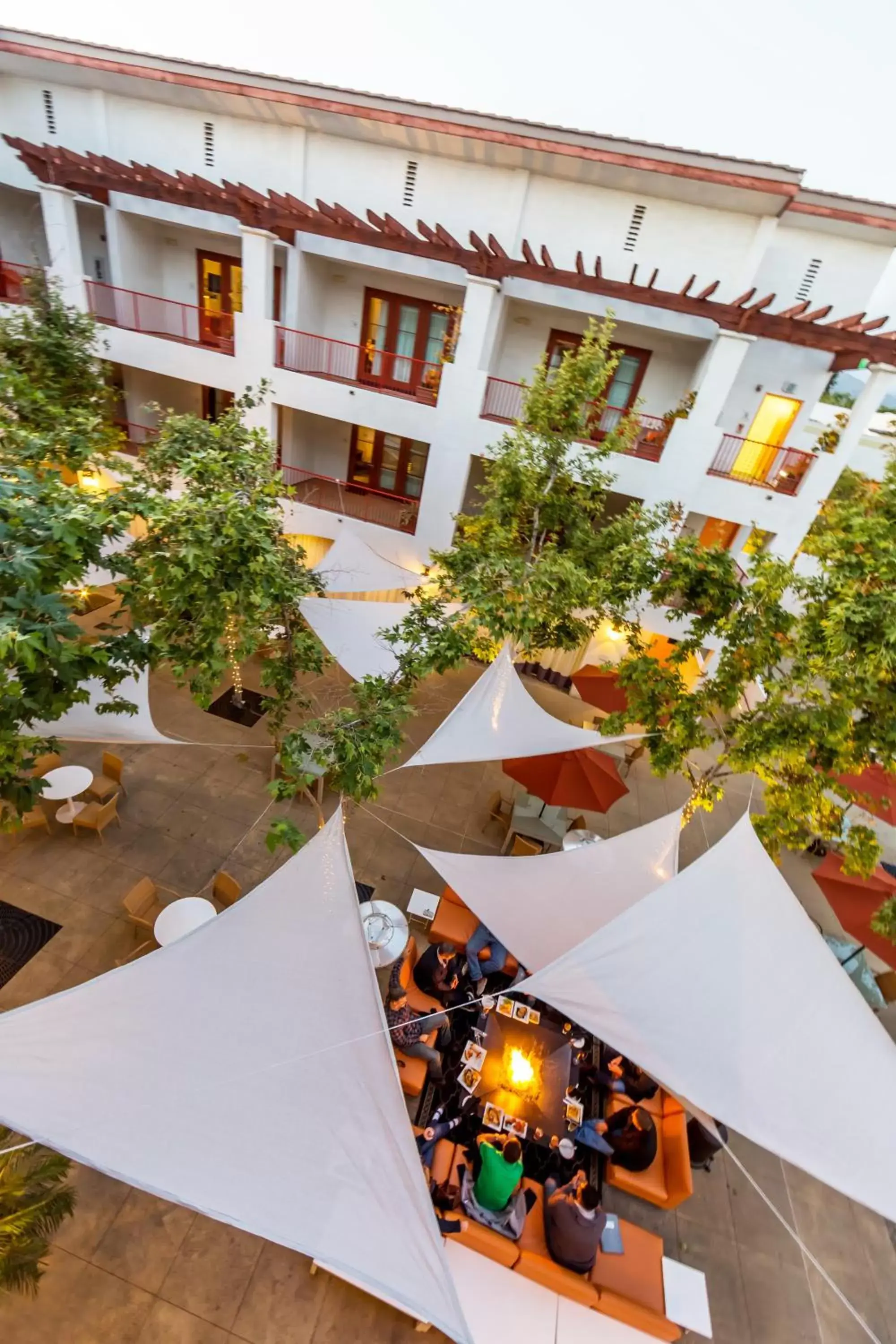 Patio, Banquet Facilities in Hotel Casa 425 + Lounge, A Four Sisters Inn