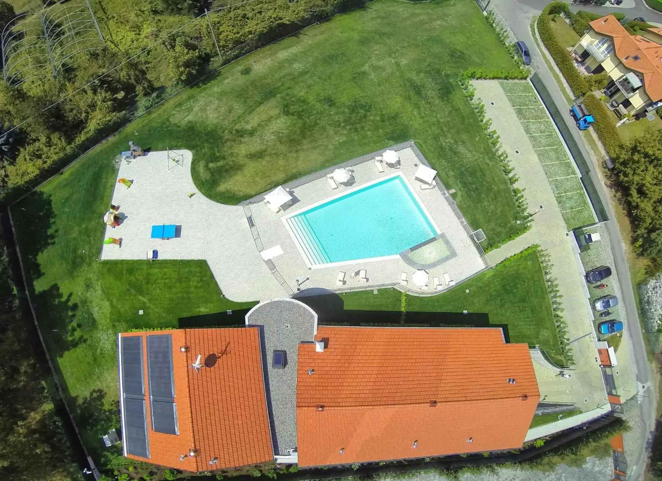 Day, Bird's-eye View in Residence Villa Paradiso